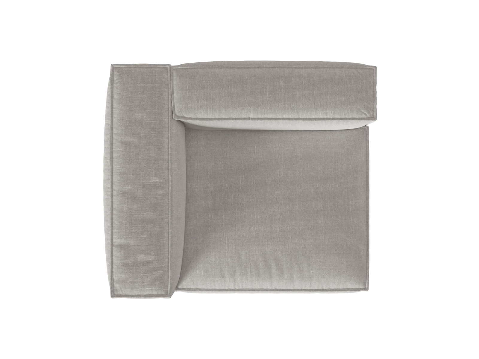 Left Modular Sofa, "Nuria", 1 Seat, 125x110x72