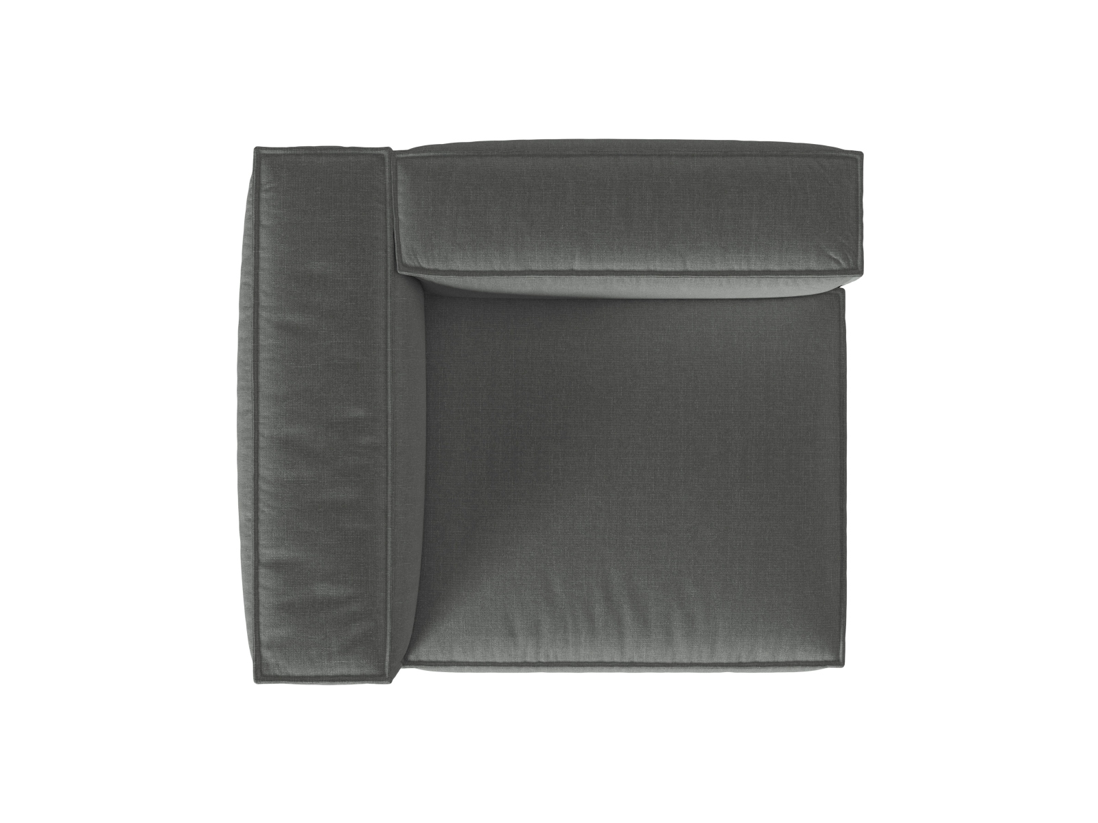 Left Modular Sofa, "Nuria", 1 Seat, 125x110x72