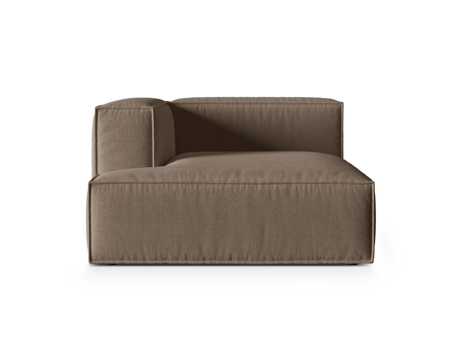 Modular Chaise Longue Left, "Nuria", 1 Seat, 127x147x72
