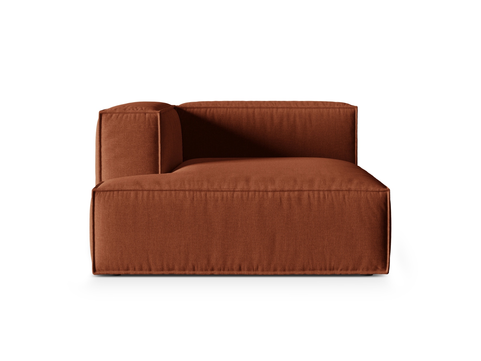 Modular Chaise Longue Left, "Nuria", 1 Seat, 127x147x72