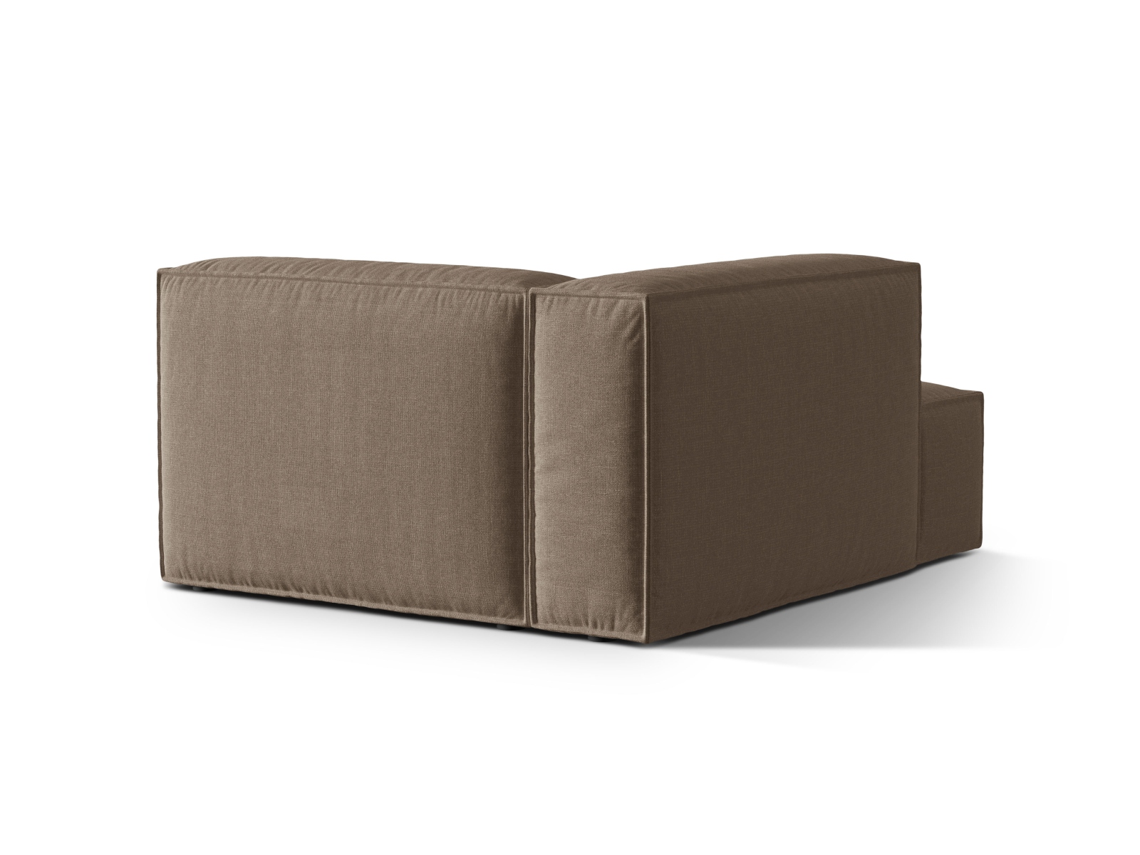 Modular Chaise Longue Left, "Nuria", 1 Seat, 127x147x72