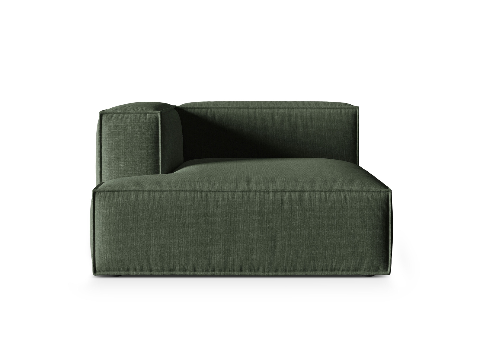 Modular Chaise Longue Left, "Nuria", 1 Seat, 127x147x72