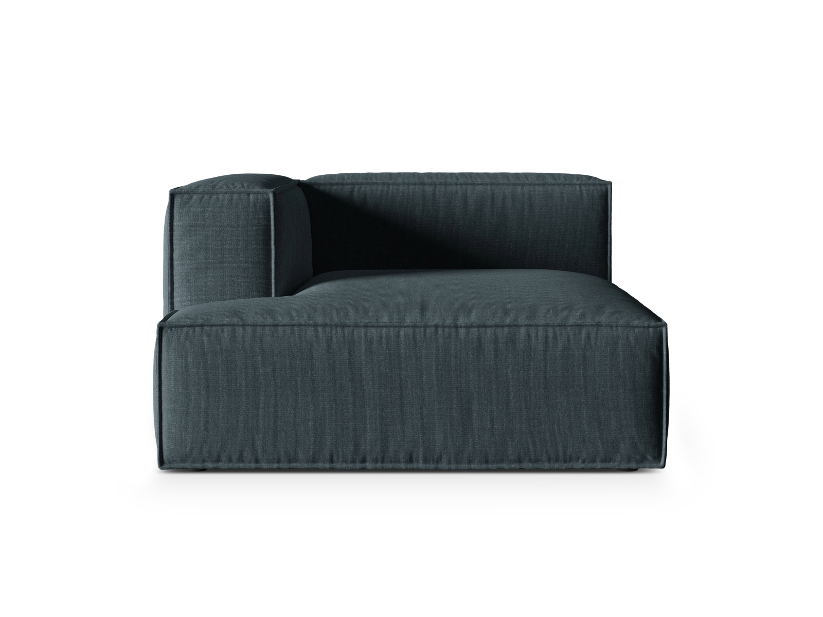 Modular Chaise Longue Left, "Nuria", 1 Seat, 127x147x72