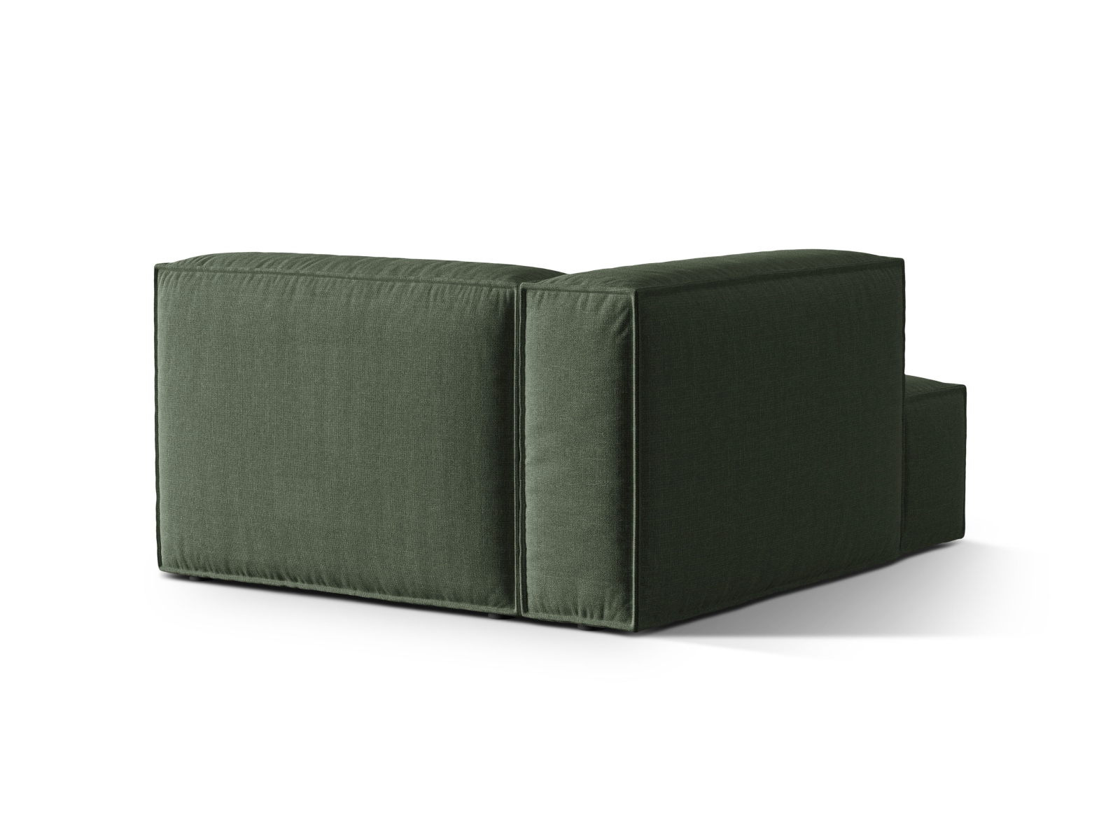 Modular Chaise Longue Left, "Nuria", 1 Seat, 127x147x72