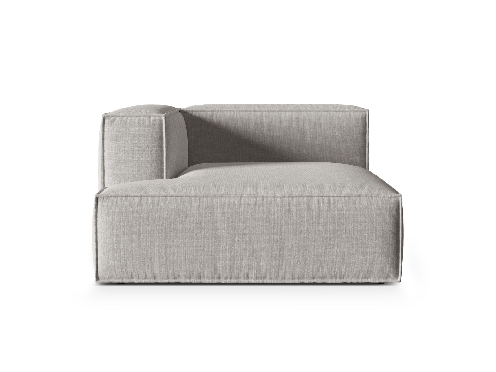 Modular Chaise Longue Left, "Nuria", 1 Seat, 127x147x72