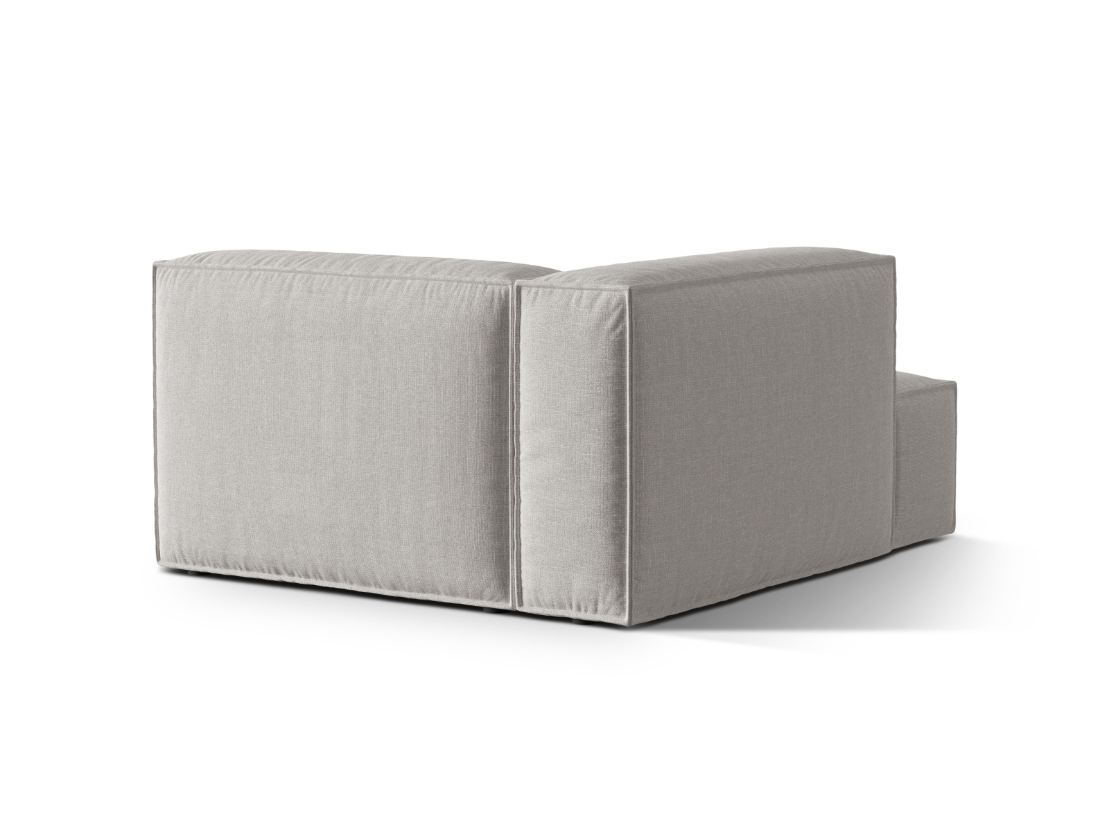 Modular Chaise Longue Left, "Nuria", 1 Seat, 127x147x72