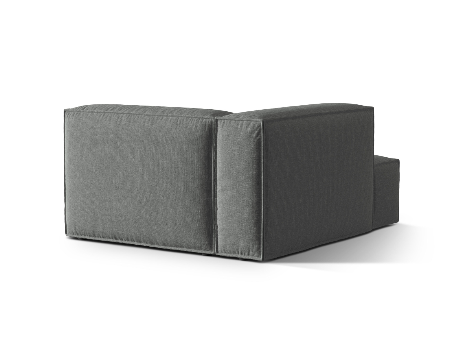 Modular Chaise Longue Left, "Nuria", 1 Seat, 127x147x72