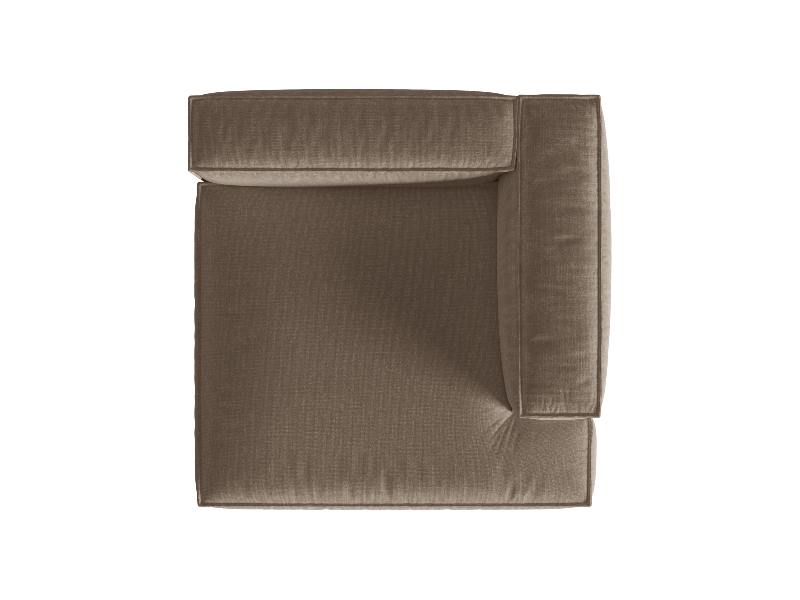 Chaise Longue Right, "Nuria", 1 Seat, 147x147x72