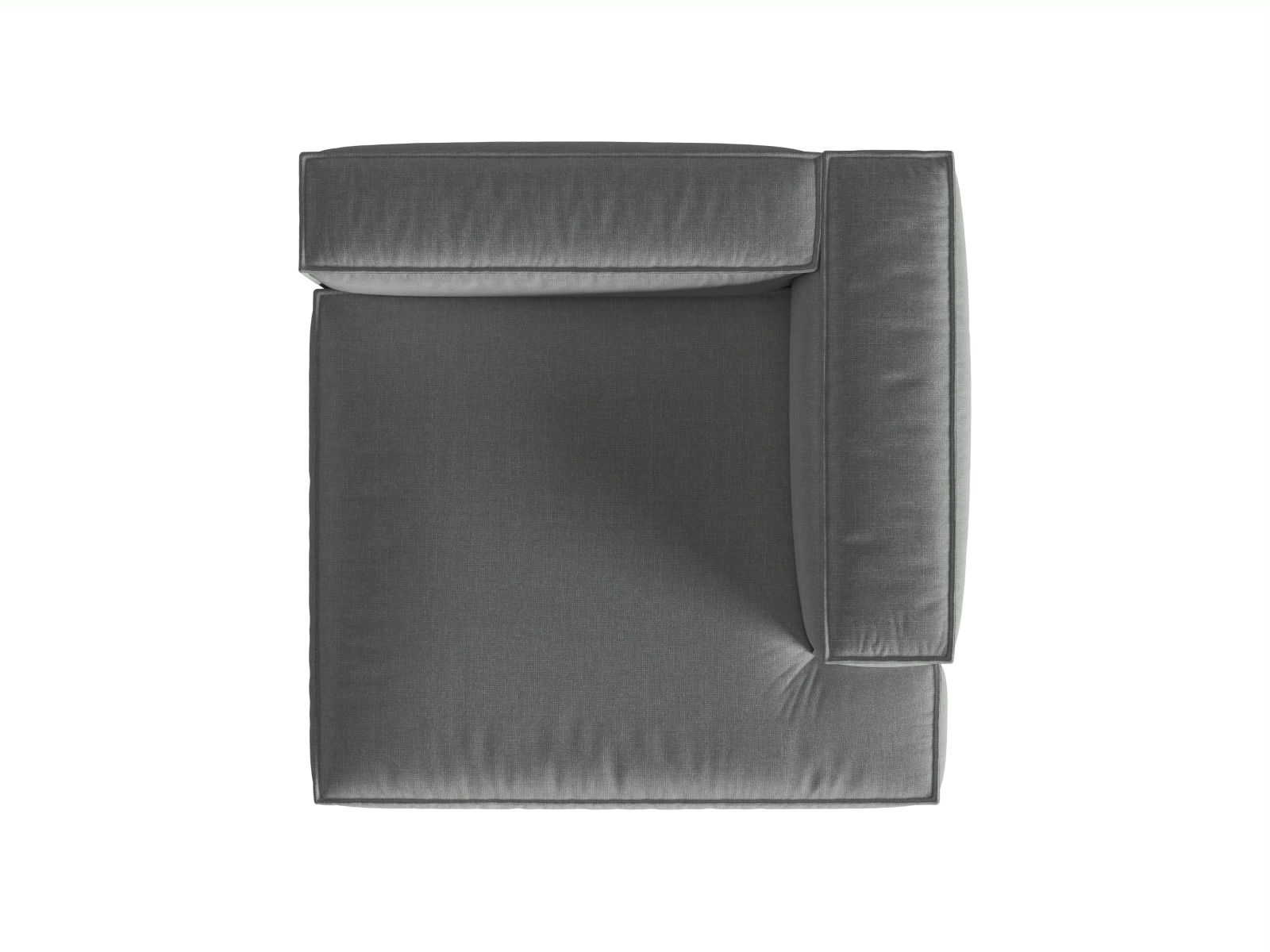 Chaise Longue Right, "Nuria", 1 Seat, 147x147x72