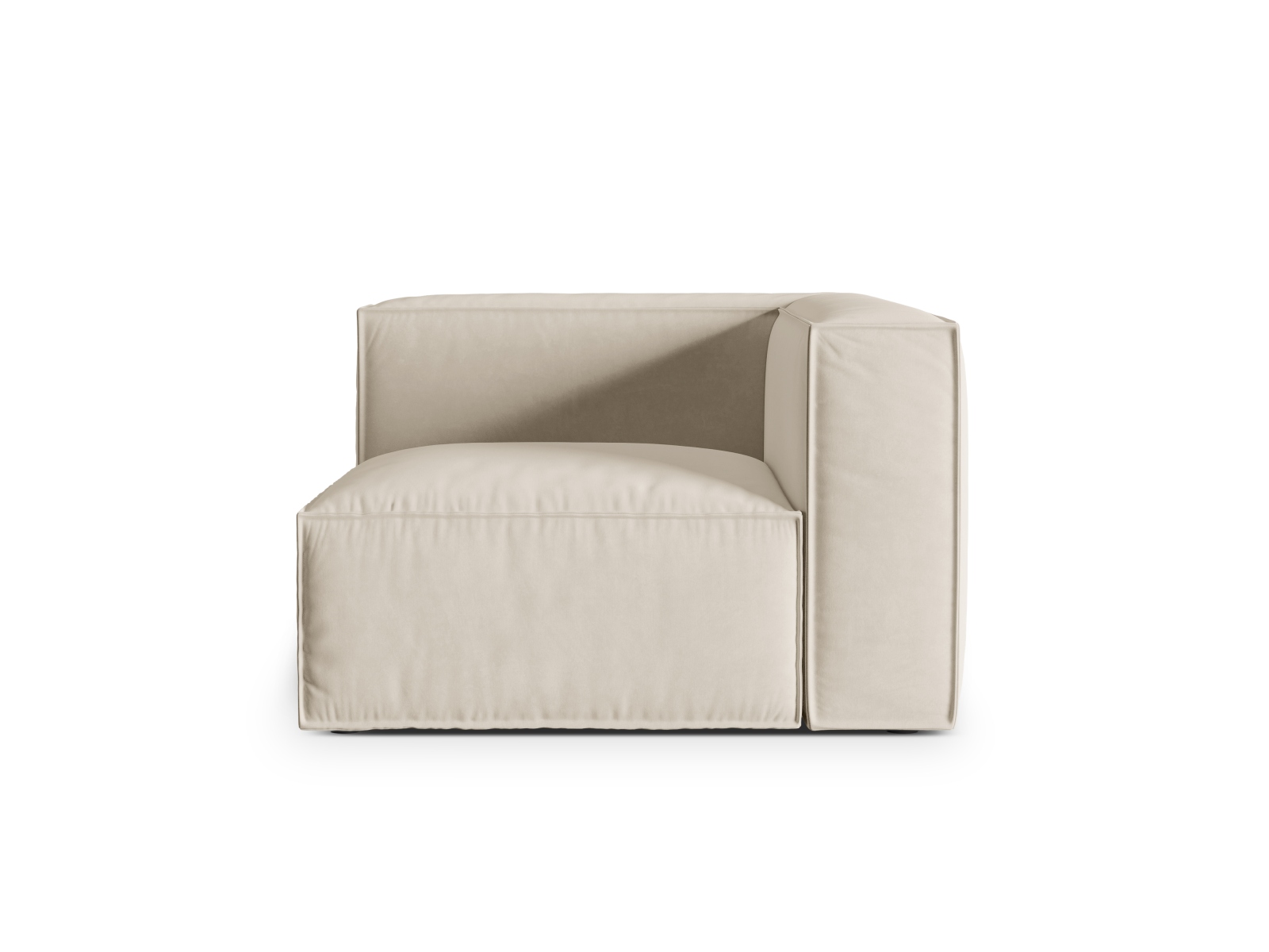 Velvet Modul Corner, "Nuria", 1 Seat, 110x110x72