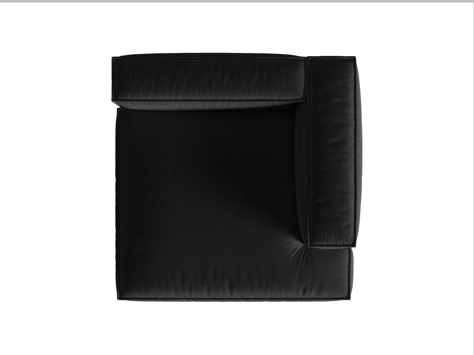 Chaise Longue Right, "Nuria", 1 Seat, 147x147x72