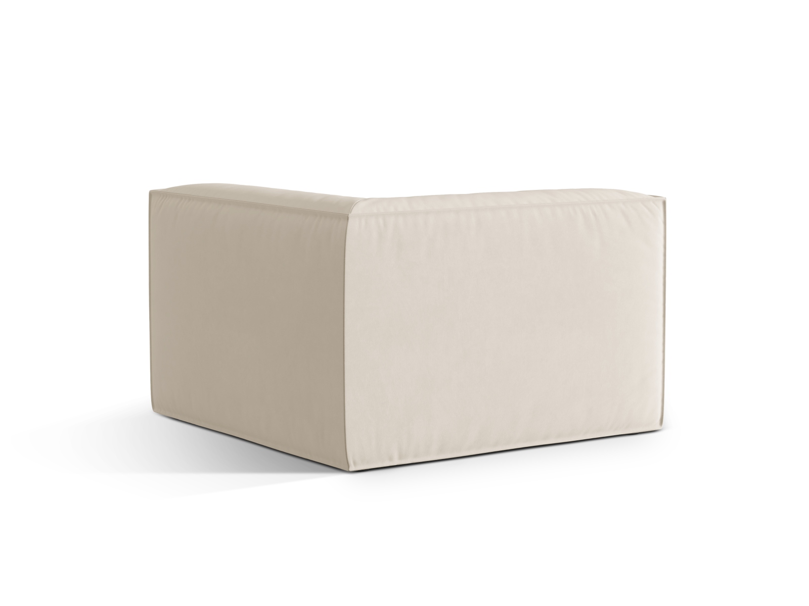 Velvet Modul Corner, "Nuria", 1 Seat, 110x110x72
