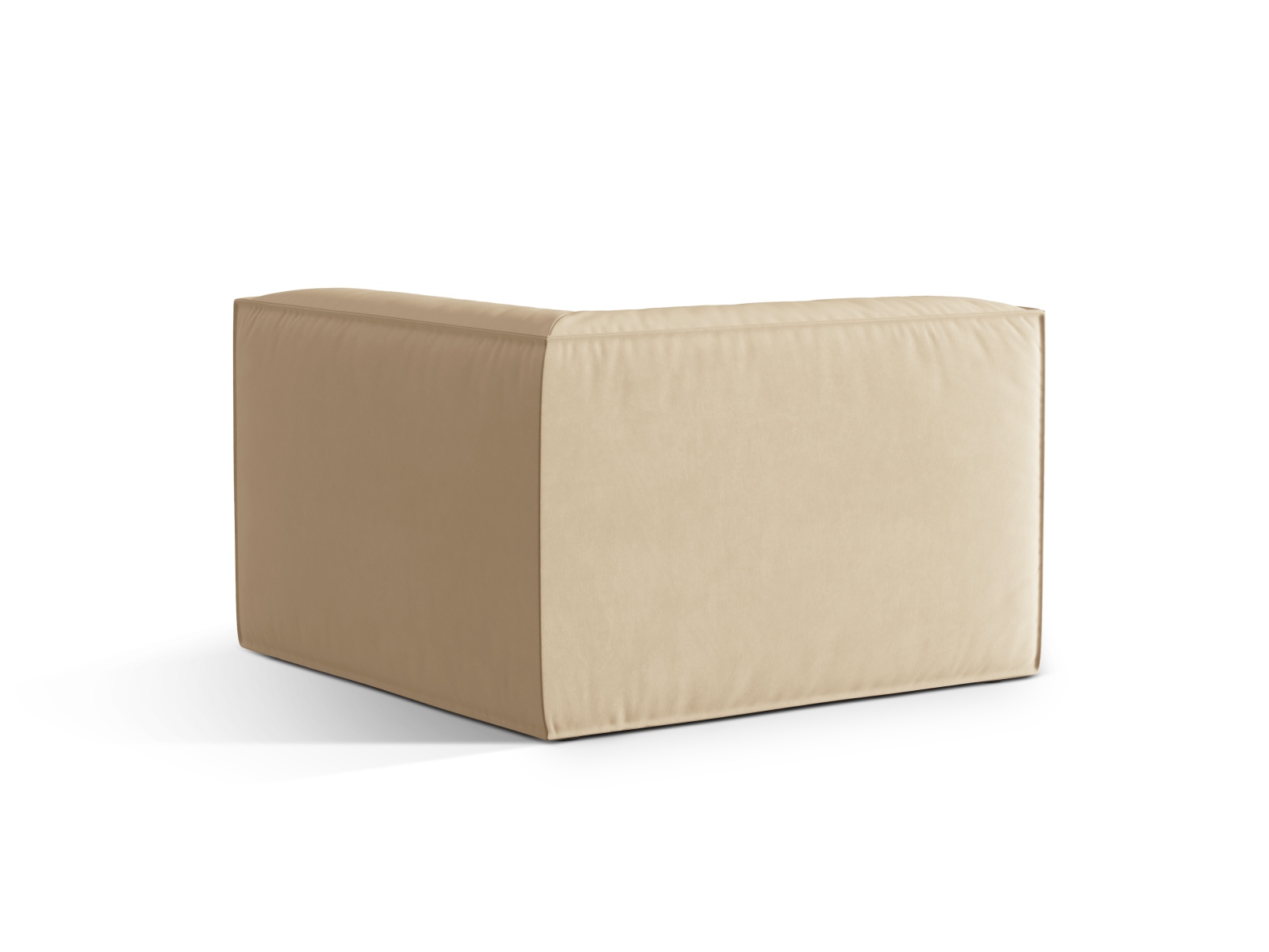 Velvet Modul Corner, "Nuria", 1 Seat, 110x110x72