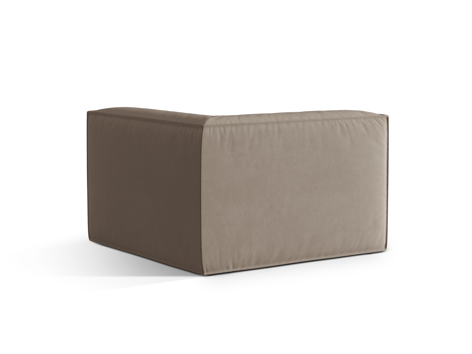 Velvet Modul Corner, "Nuria", 1 Seat, 110x110x72