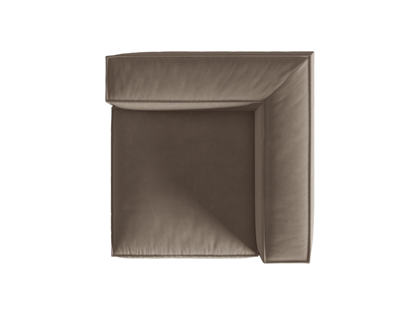 Velvet Modul Corner, "Nuria", 1 Seat, 110x110x72