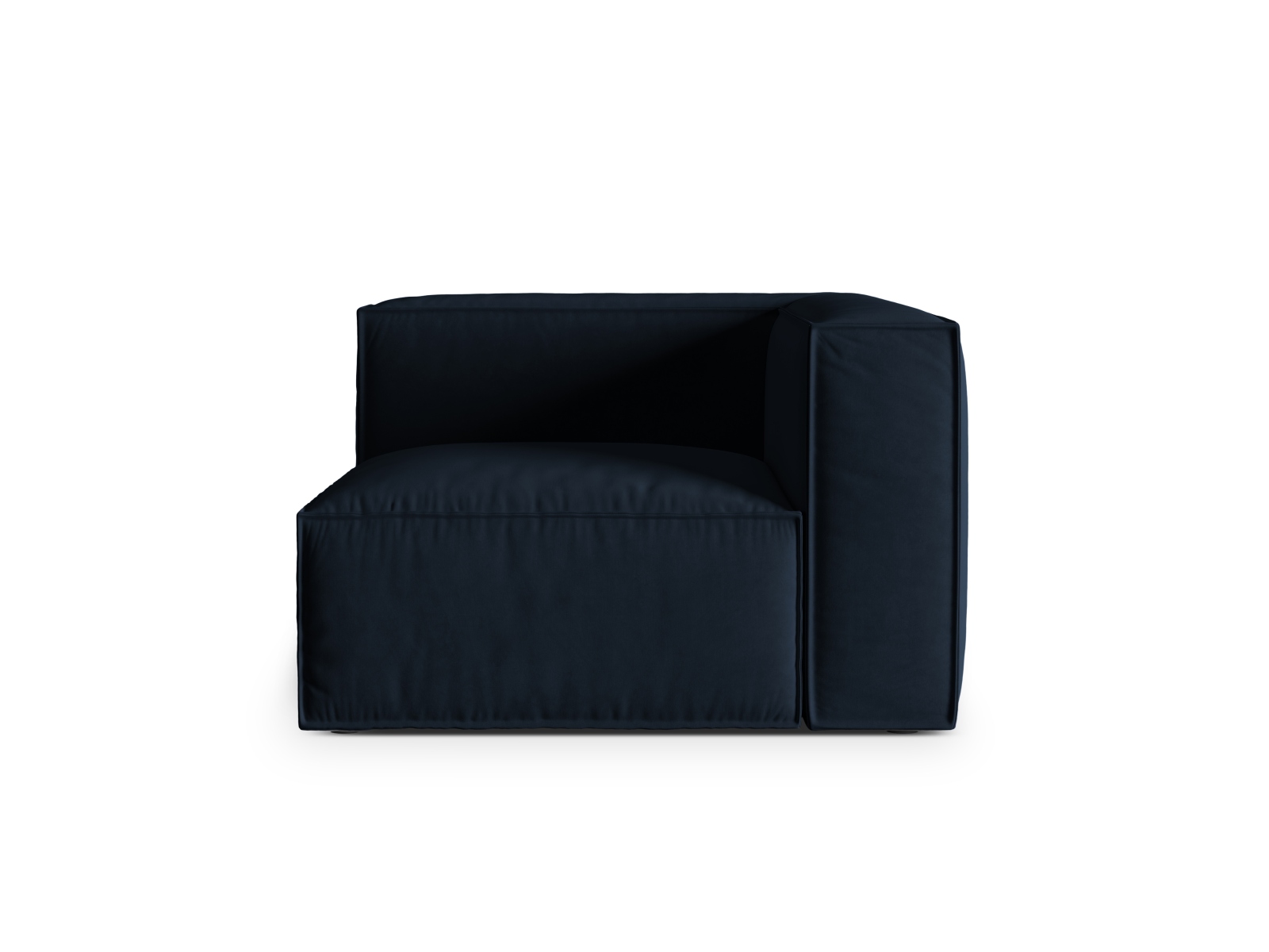 Velvet Modul Corner, "Nuria", 1 Seat, 110x110x72