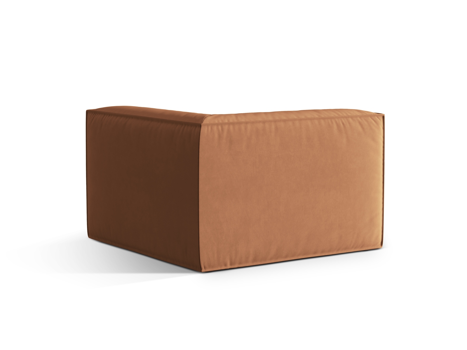 Velvet Modul Corner, "Nuria", 1 Seat, 110x110x72