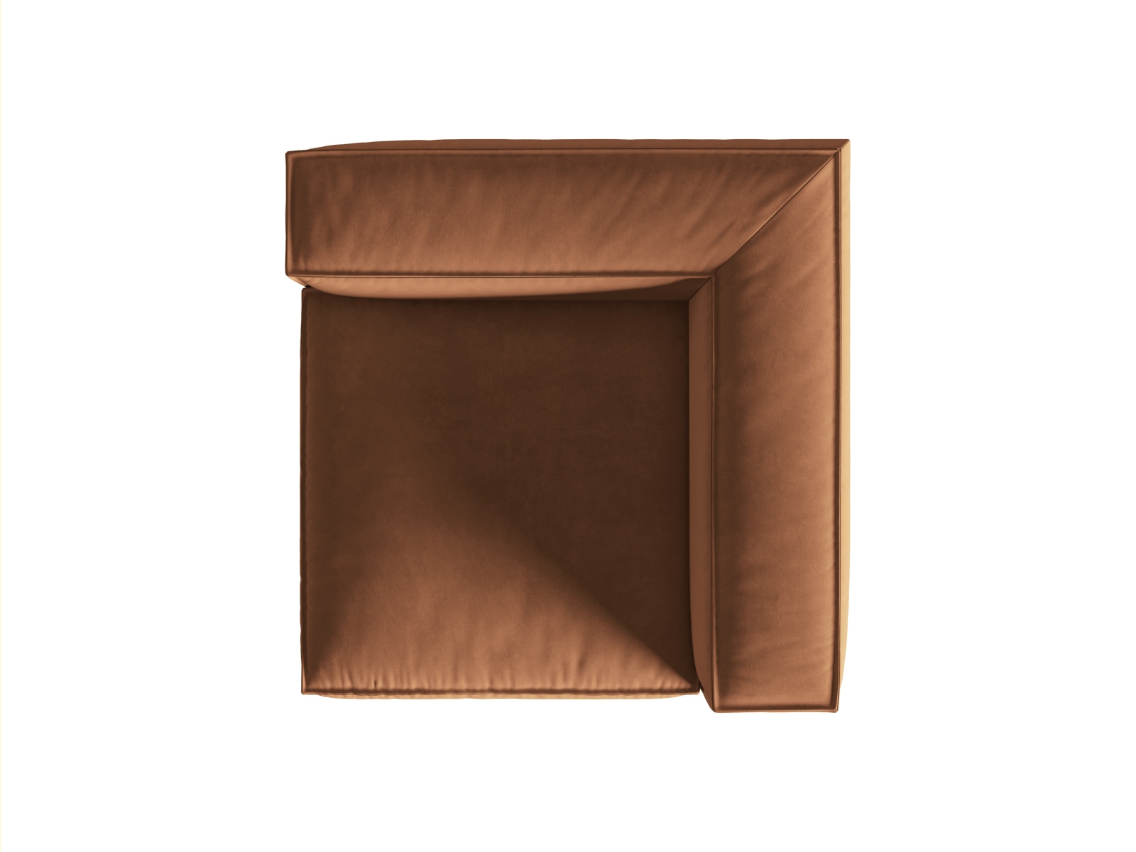 Velvet Modul Corner, "Nuria", 1 Seat, 110x110x72