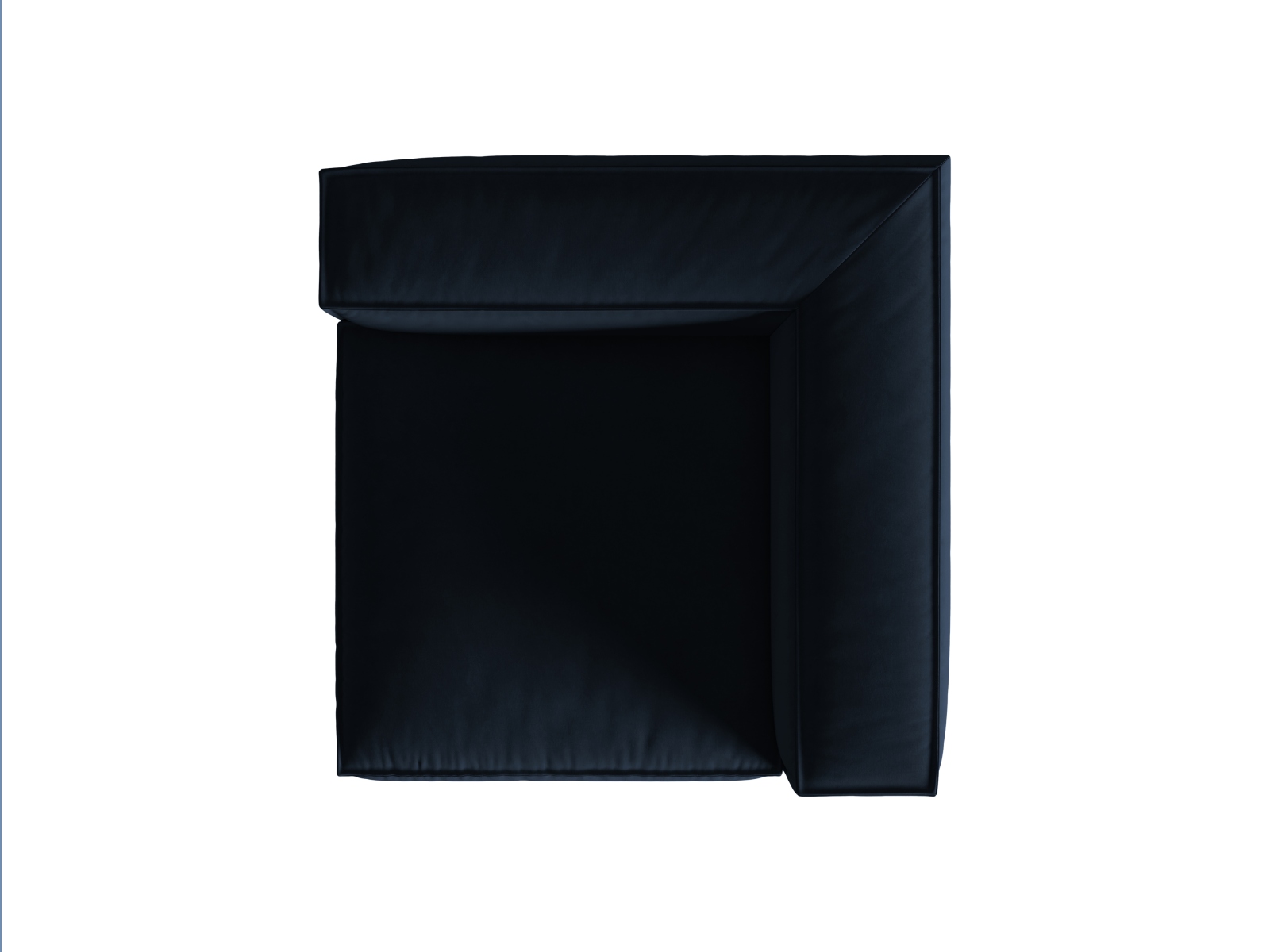 Velvet Modul Corner, "Nuria", 1 Seat, 110x110x72