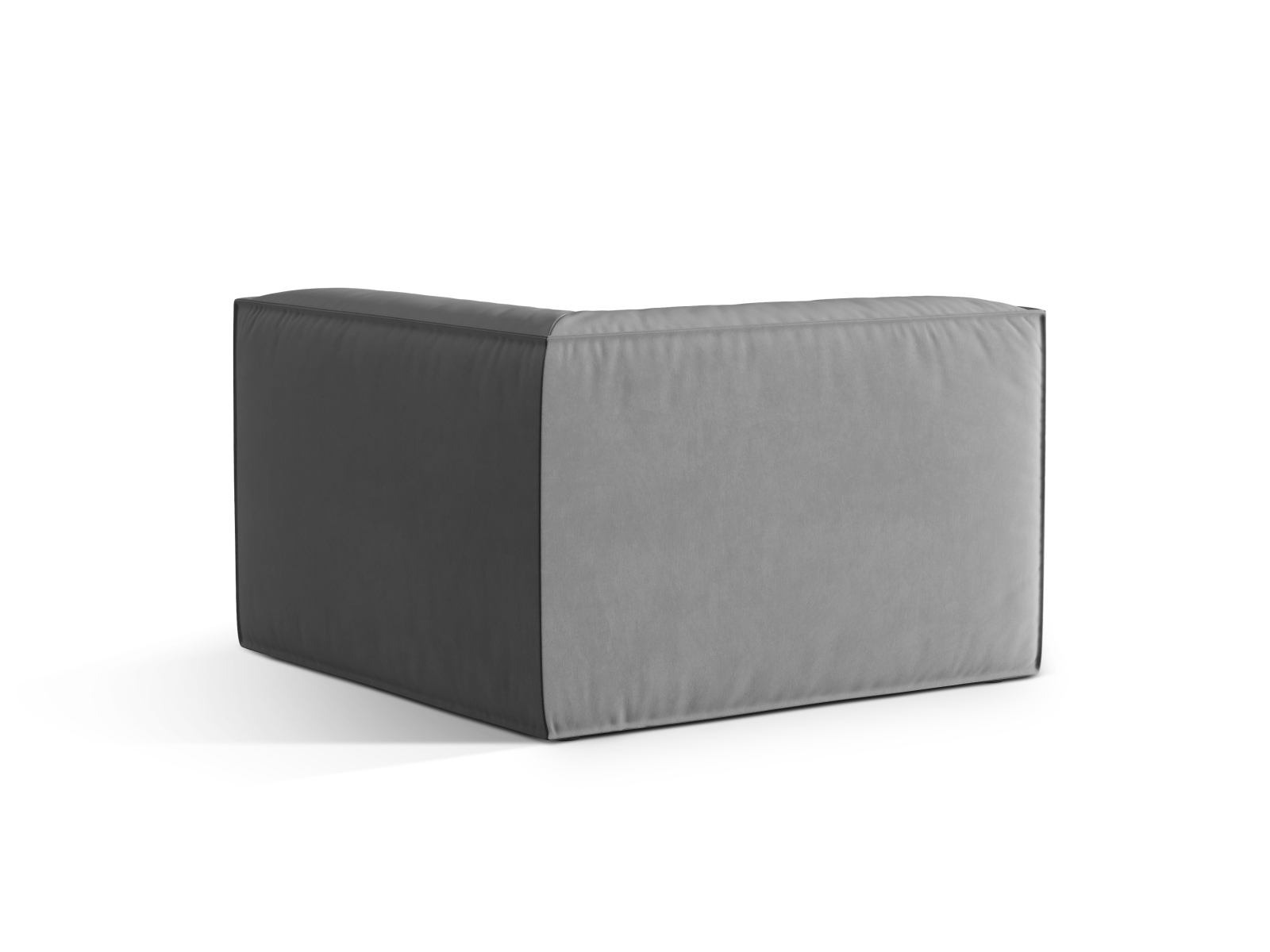 Velvet Modul Corner, "Nuria", 1 Seat, 110x110x72