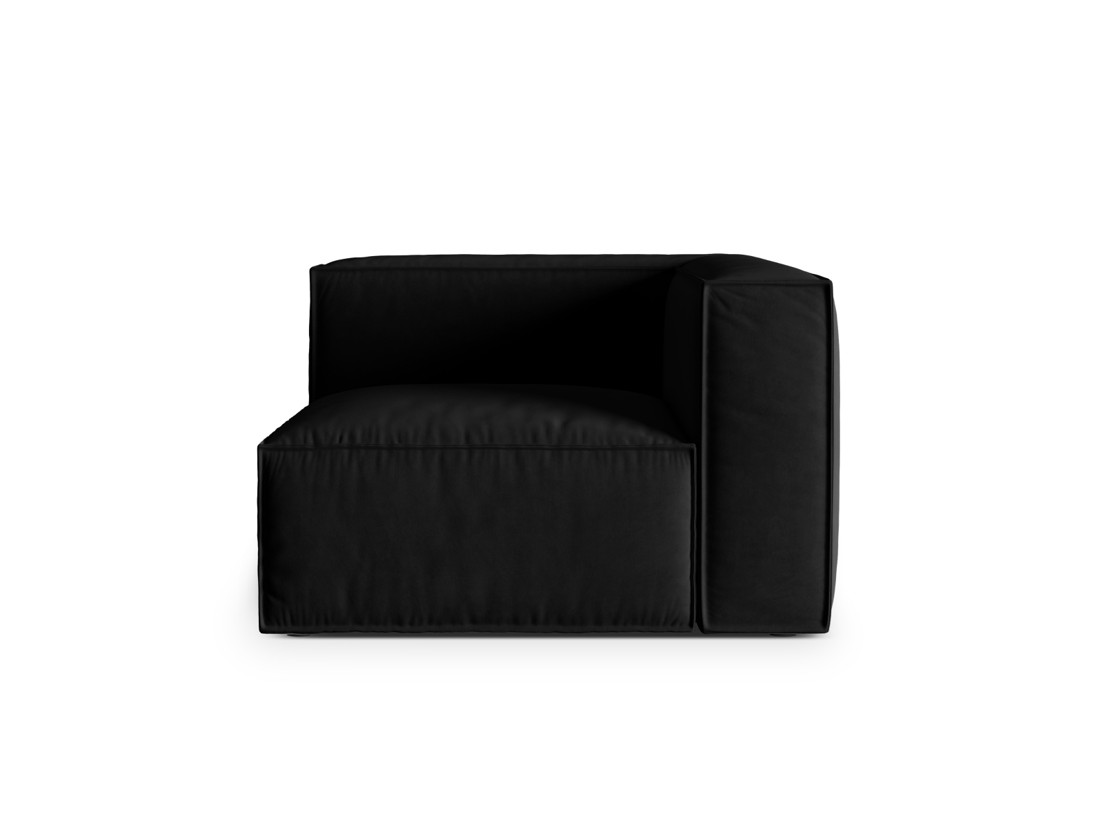 Velvet Modul Corner, "Nuria", 1 Seat, 110x110x72
