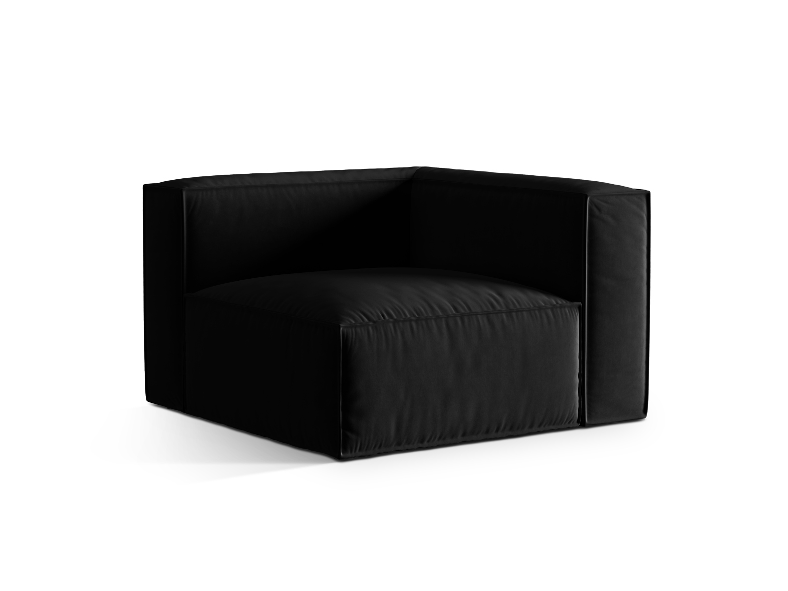 Velvet Modul Corner, "Nuria", 1 Seat, 110x110x72