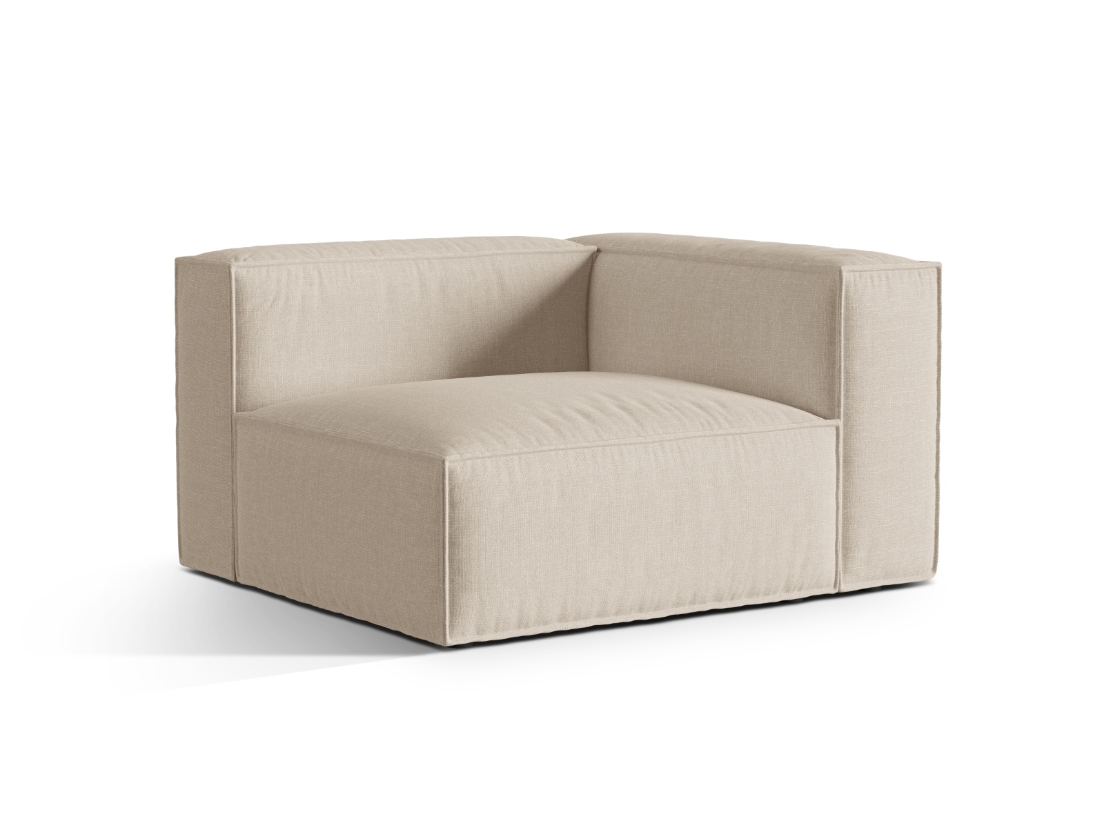 Right Modular Sofa, "Nuria", 1 Seat, 125x110x72