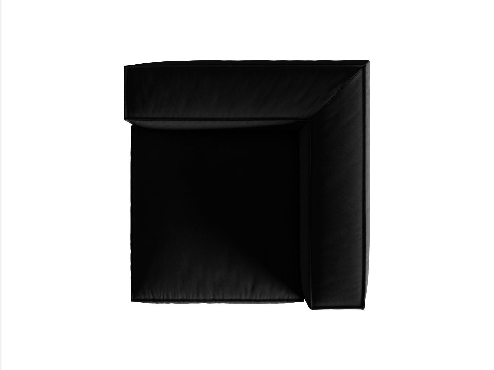 Velvet Modul Corner, "Nuria", 1 Seat, 110x110x72