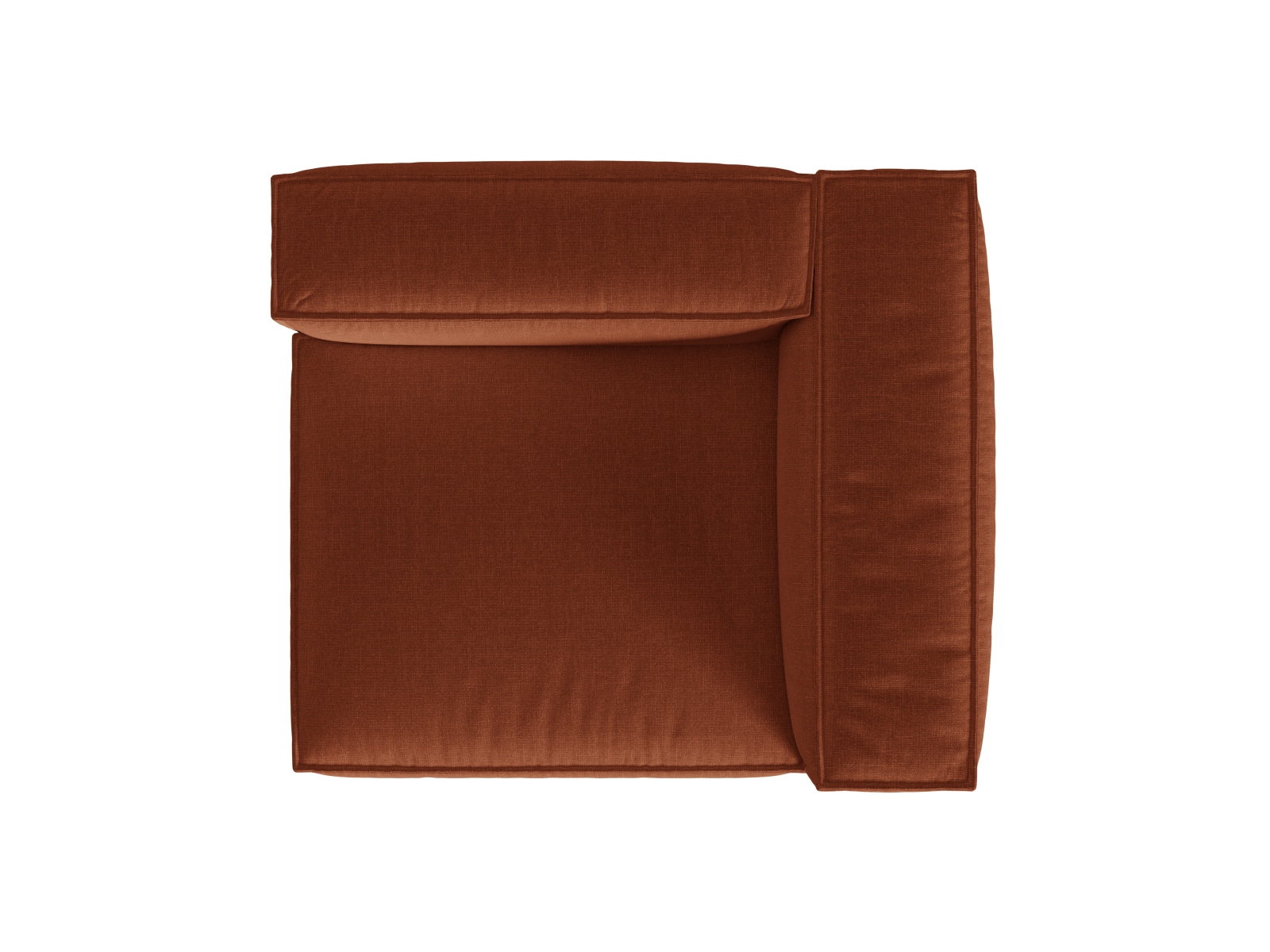 Right Modular Sofa, "Nuria", 1 Seat, 125x110x72