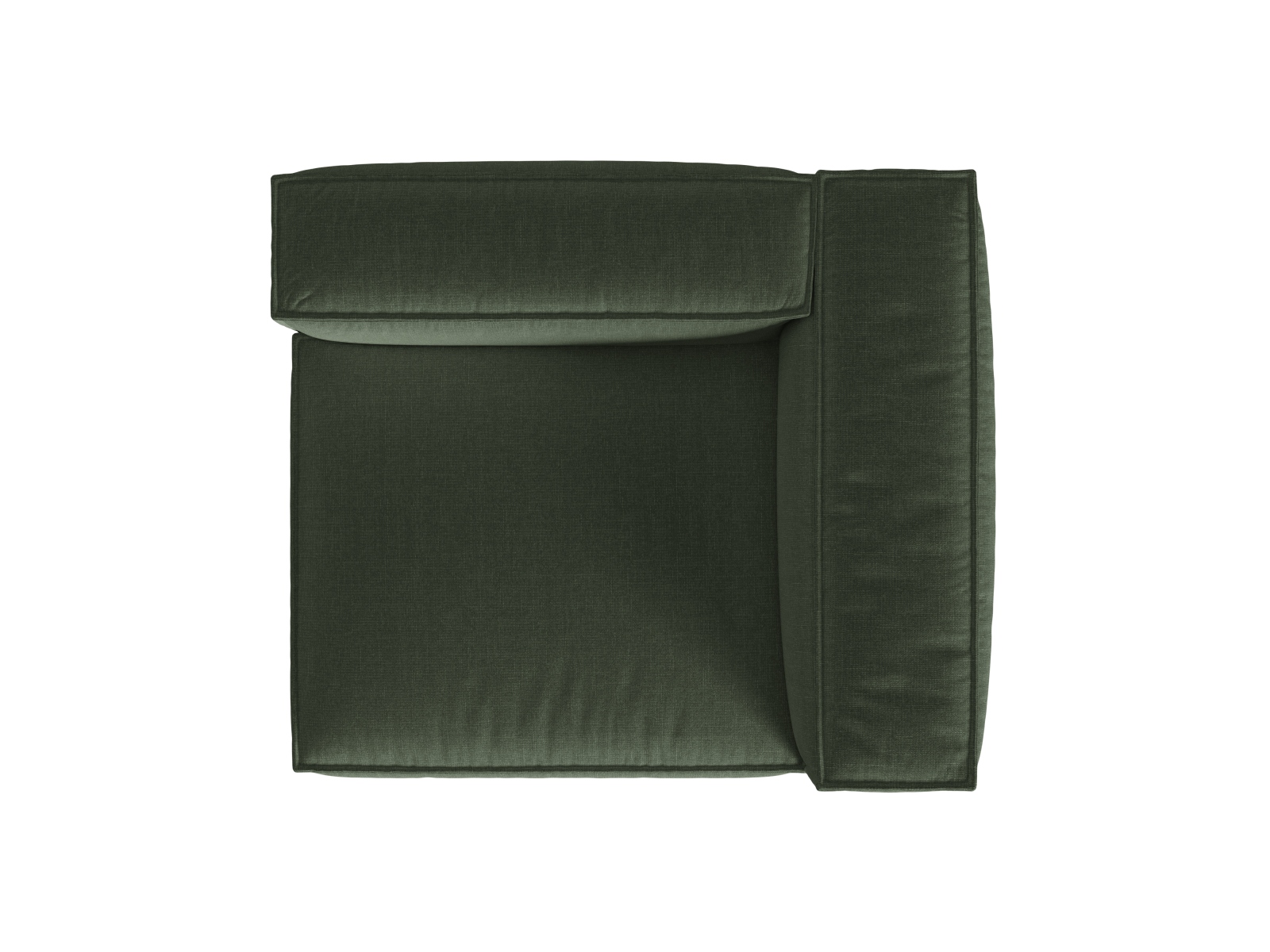 Right Modular Sofa, "Nuria", 1 Seat, 125x110x72