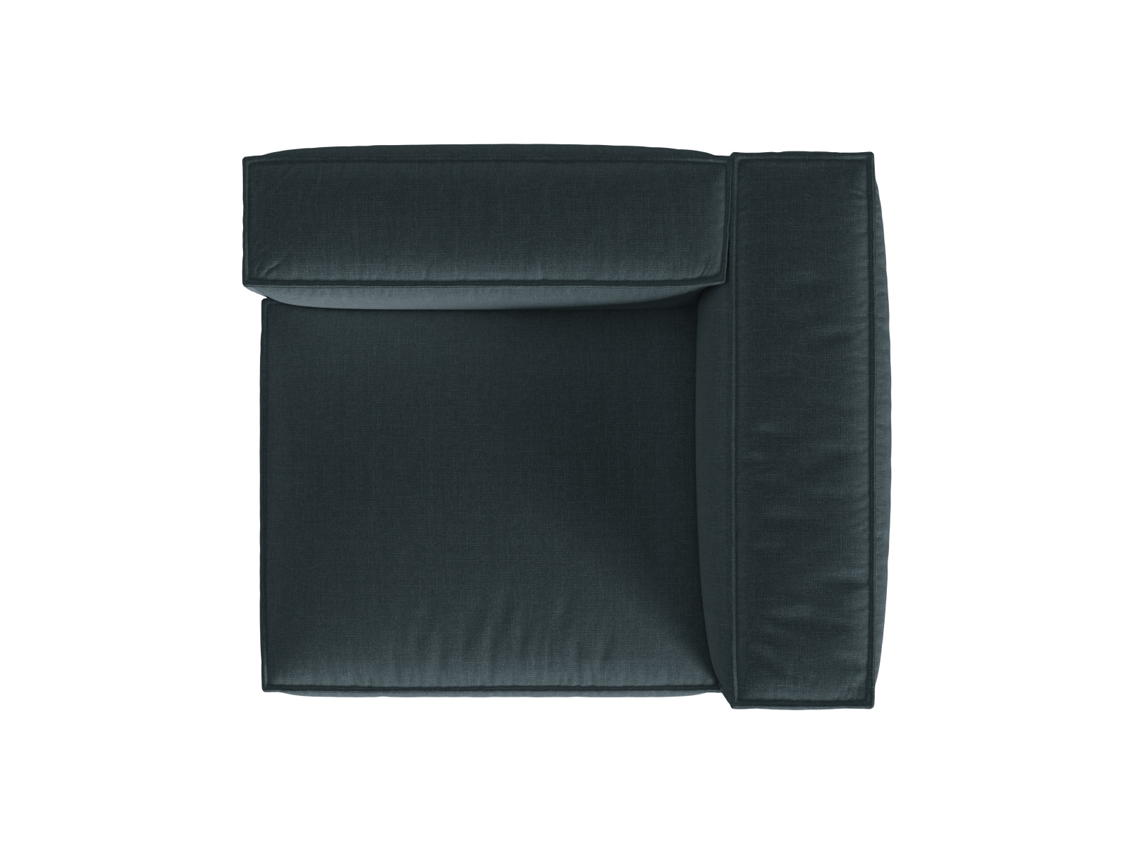 Right Modular Sofa, "Nuria", 1 Seat, 125x110x72