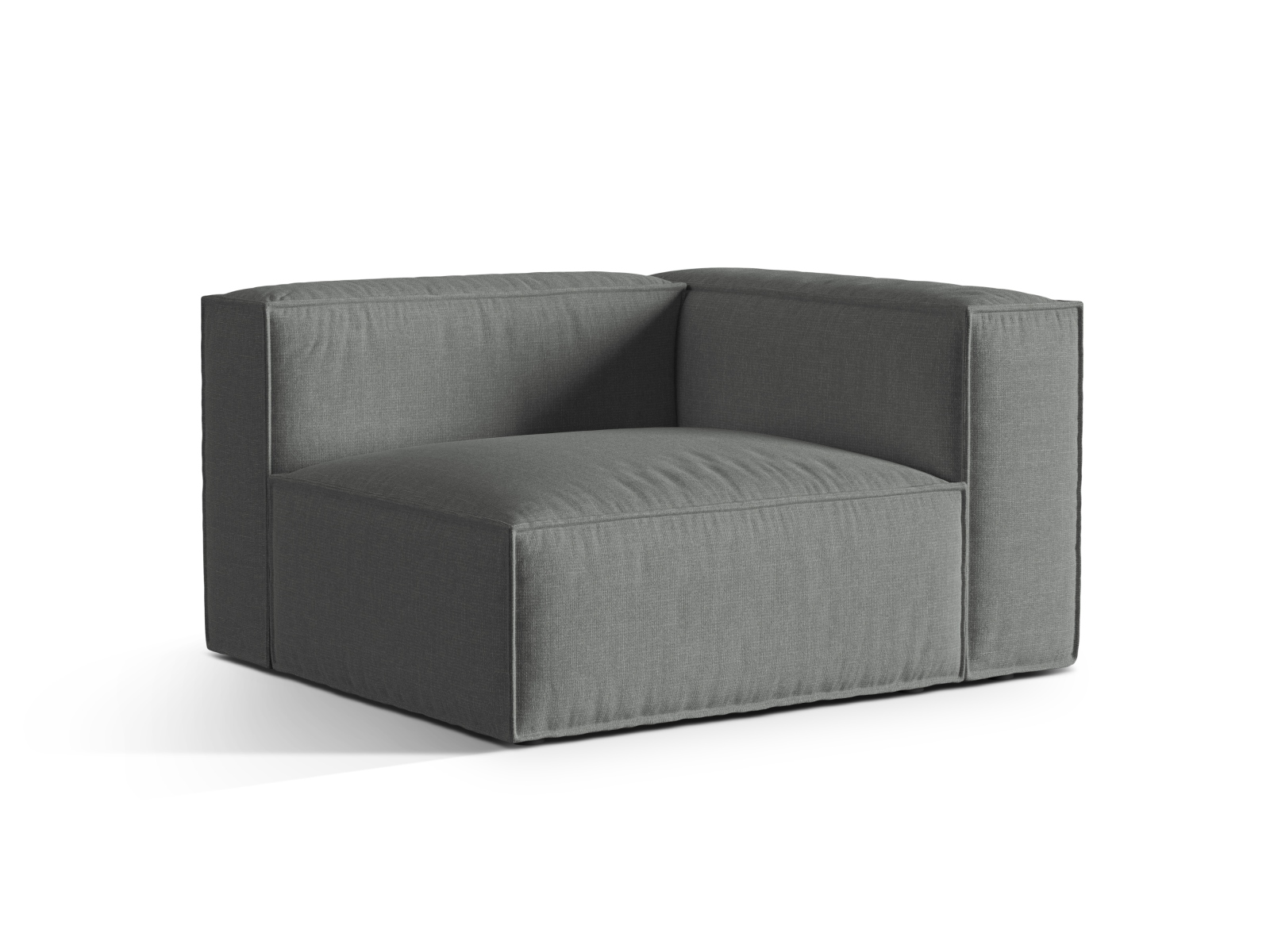 Right Modular Sofa, "Nuria", 1 Seat, 125x110x72