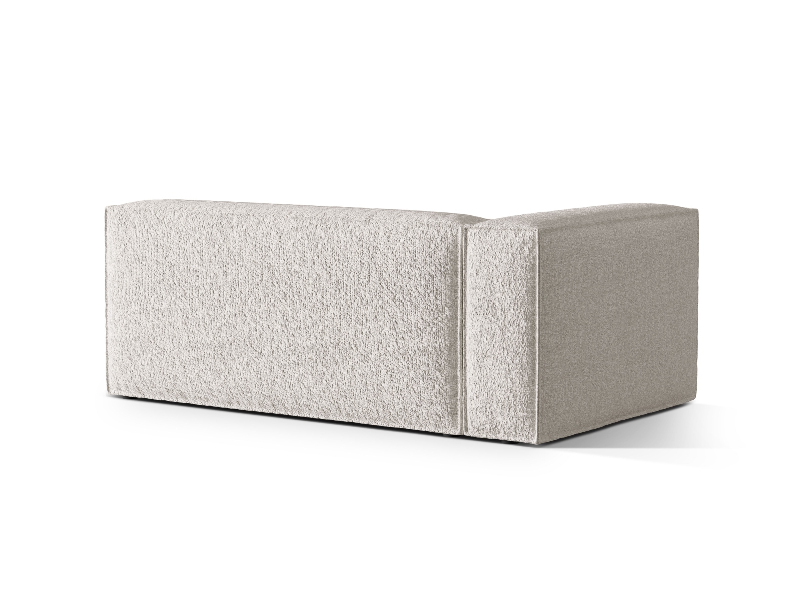 Boucle Left Modular Sofa, "Nuria", 3 Seats, 185x110x72