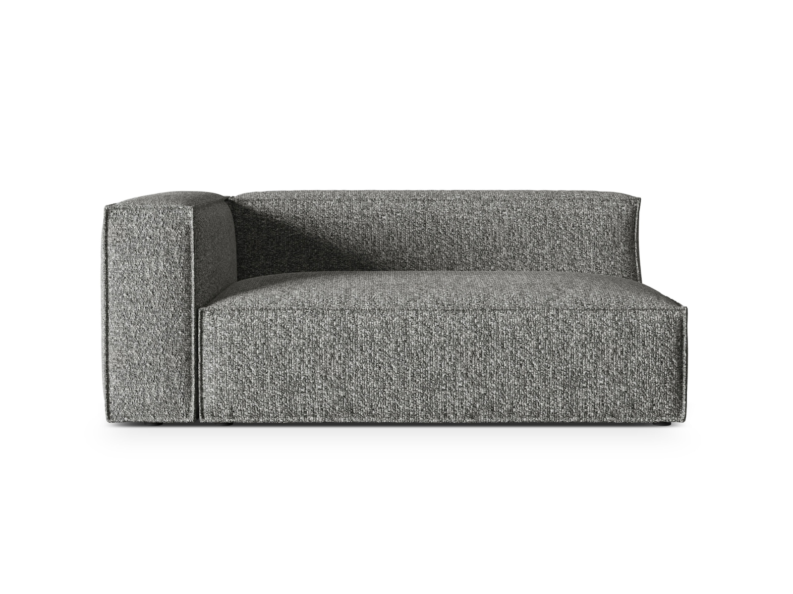 Boucle Left Modular Sofa, "Nuria", 3 Seats, 185x110x72