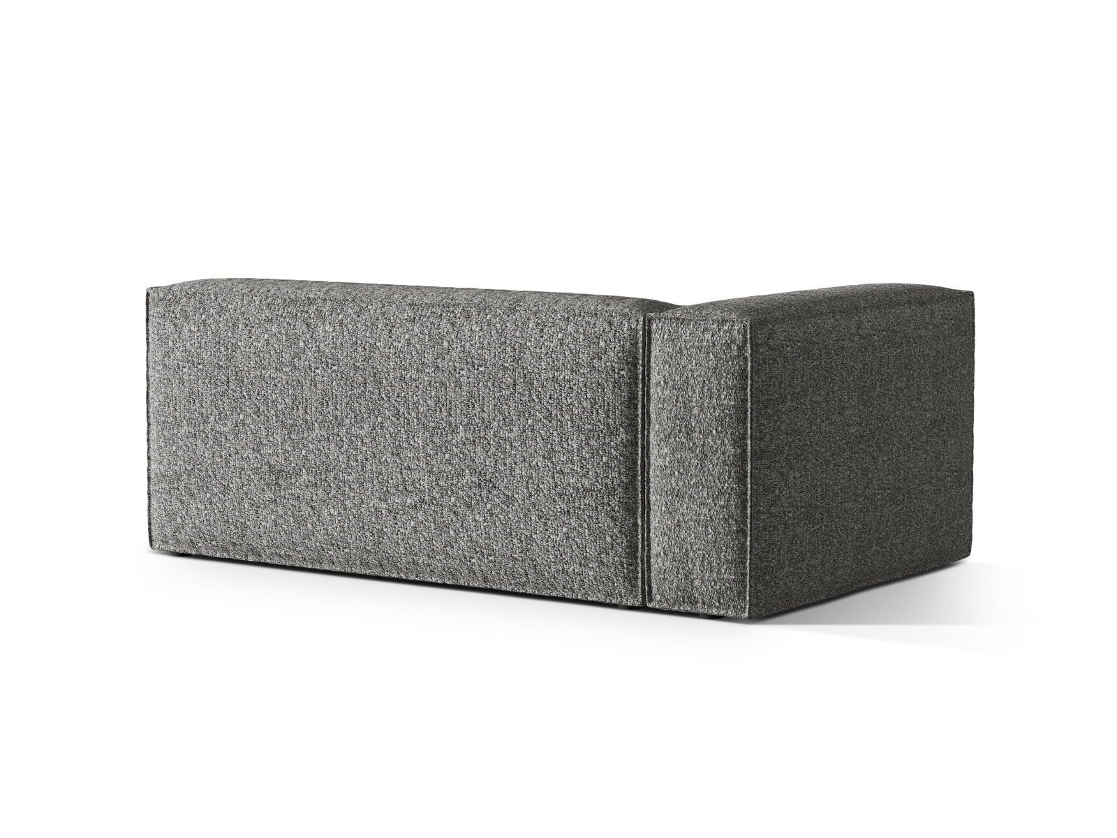 Boucle Left Modular Sofa, "Nuria", 3 Seats, 185x110x72