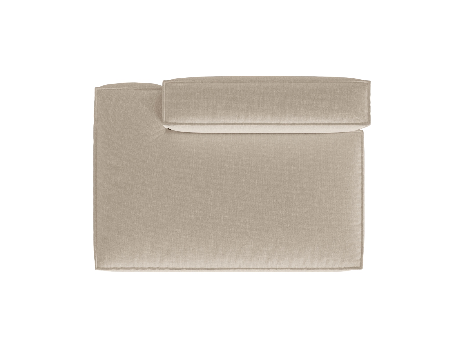 Left Modular Sofa, "Nuria", 3 Seats, 165x110x72