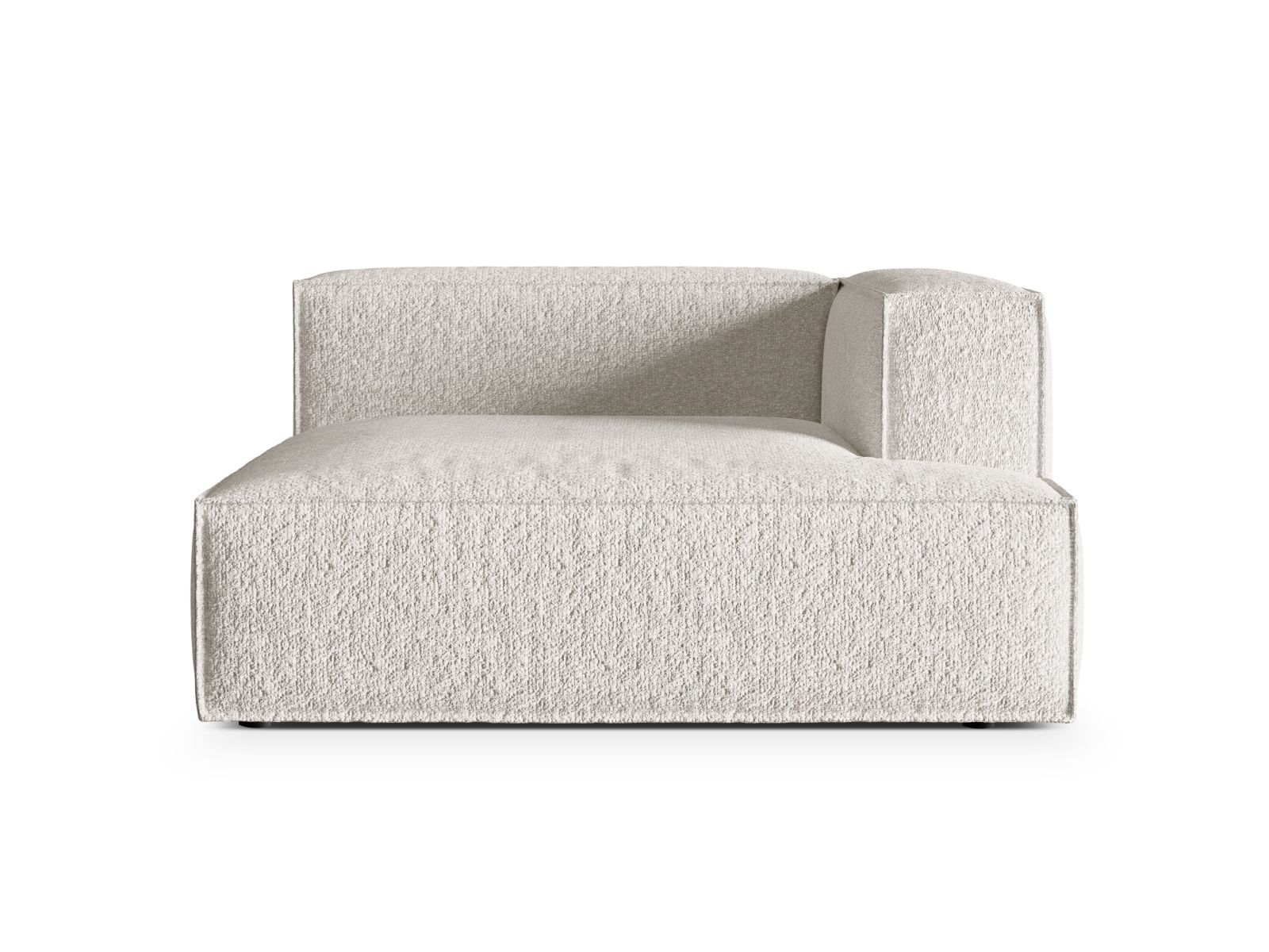 Boucle Chaise Longue Right, "Nuria", 1 Seat, 147x147x72
