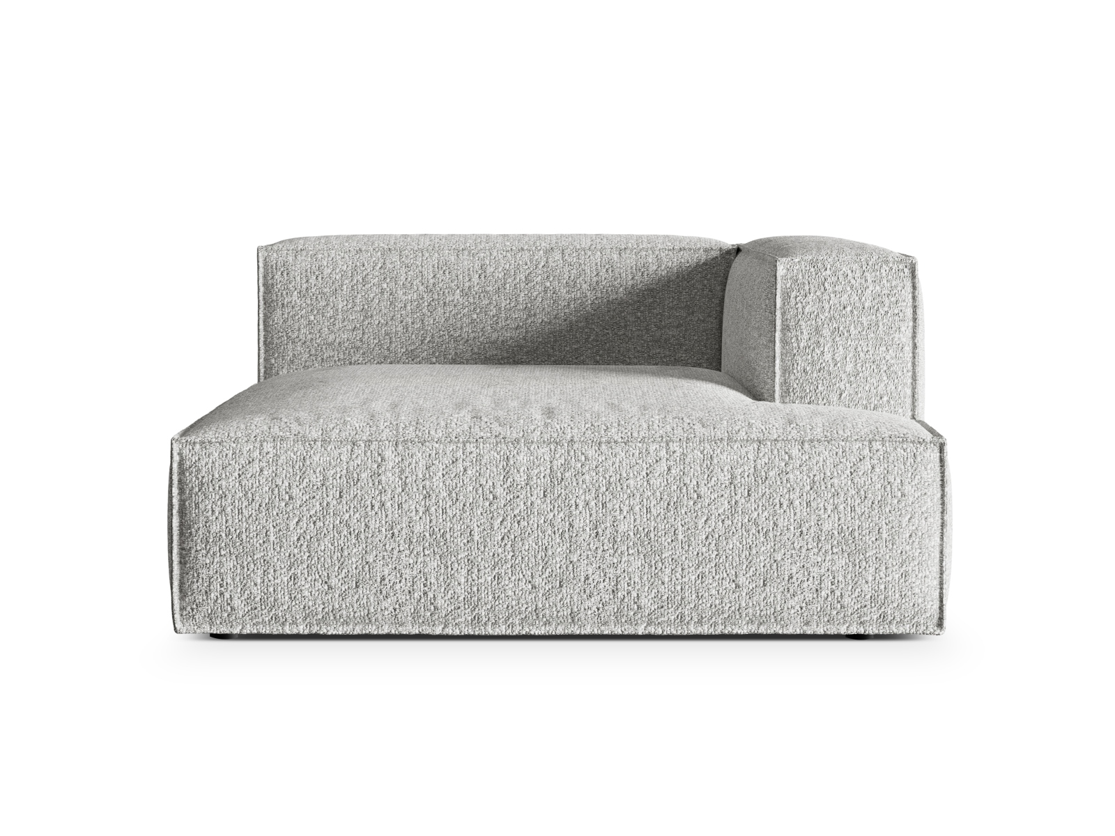 Boucle Chaise Longue Right, "Nuria", 1 Seat, 147x147x72