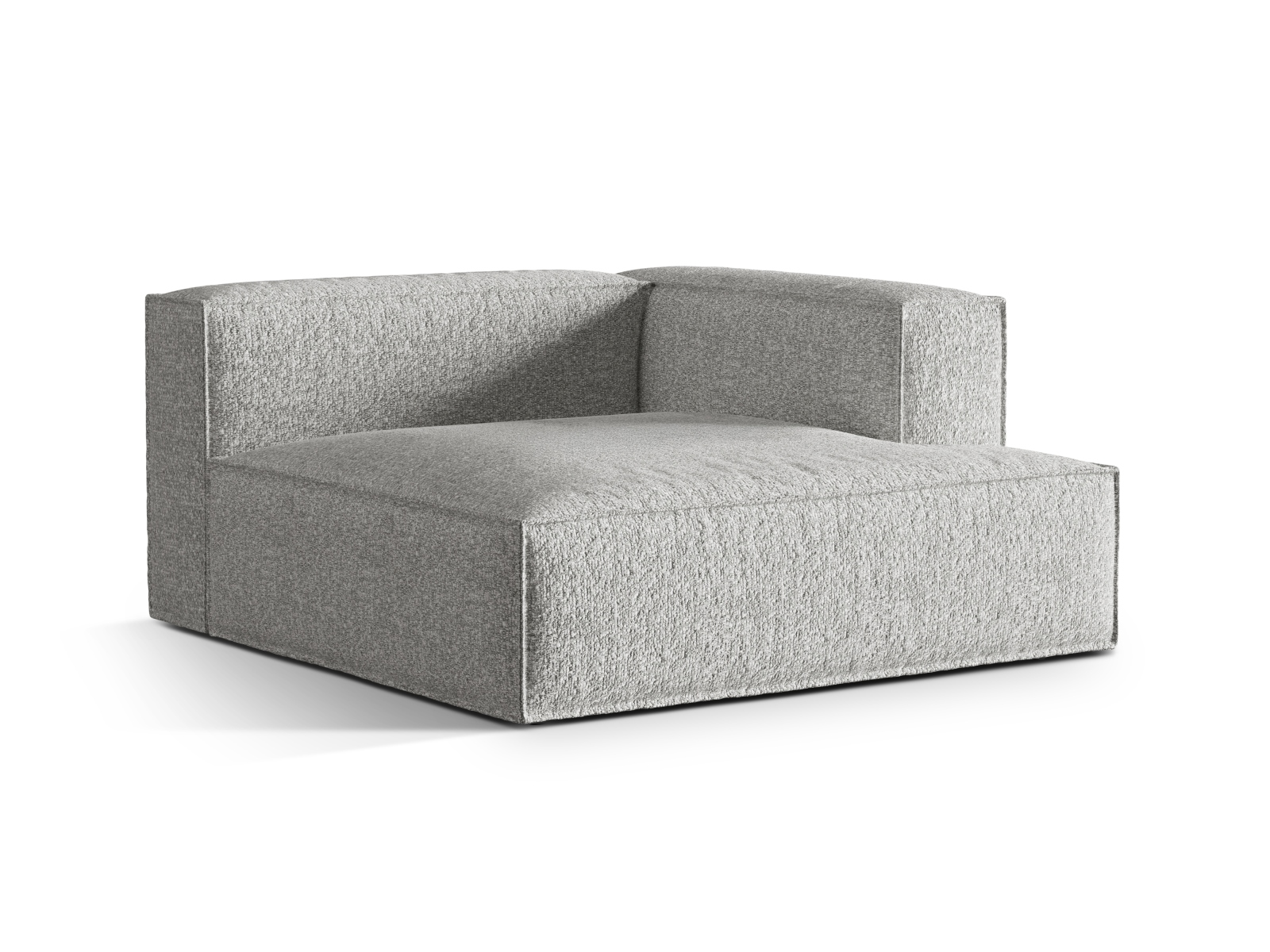 Boucle Chaise Longue Right, "Nuria", 1 Seat, 147x147x72