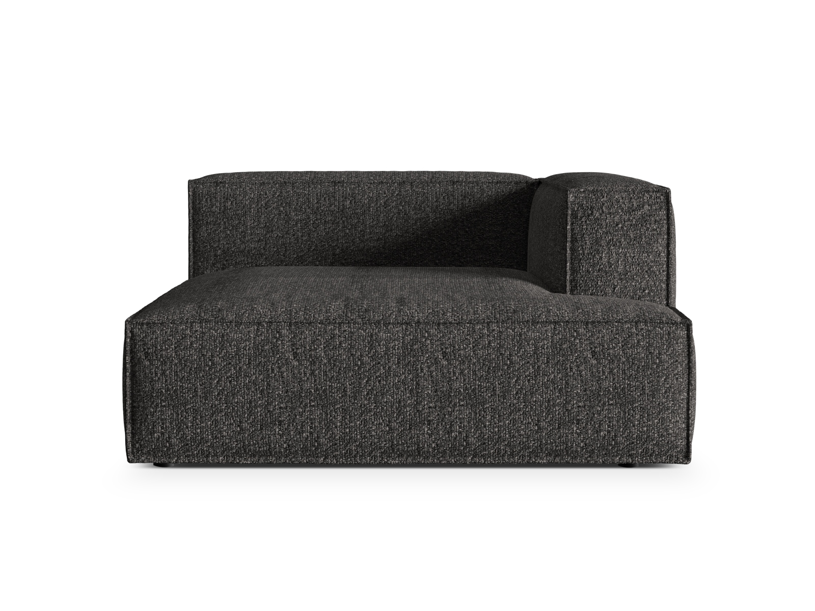 Boucle Chaise Longue Right, "Nuria", 1 Seat, 147x147x72