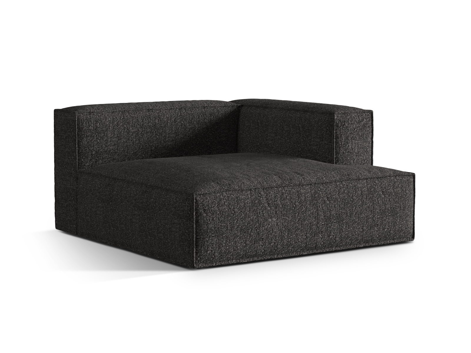 Boucle Chaise Longue Right, "Nuria", 1 Seat, 147x147x72