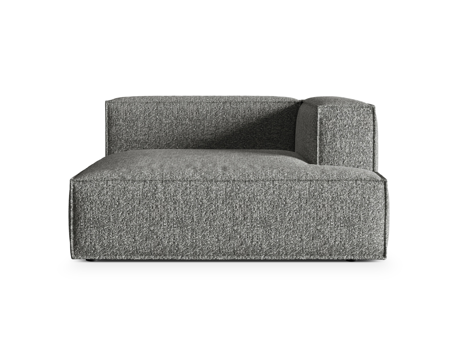 Boucle Chaise Longue Right, "Nuria", 1 Seat, 147x147x72