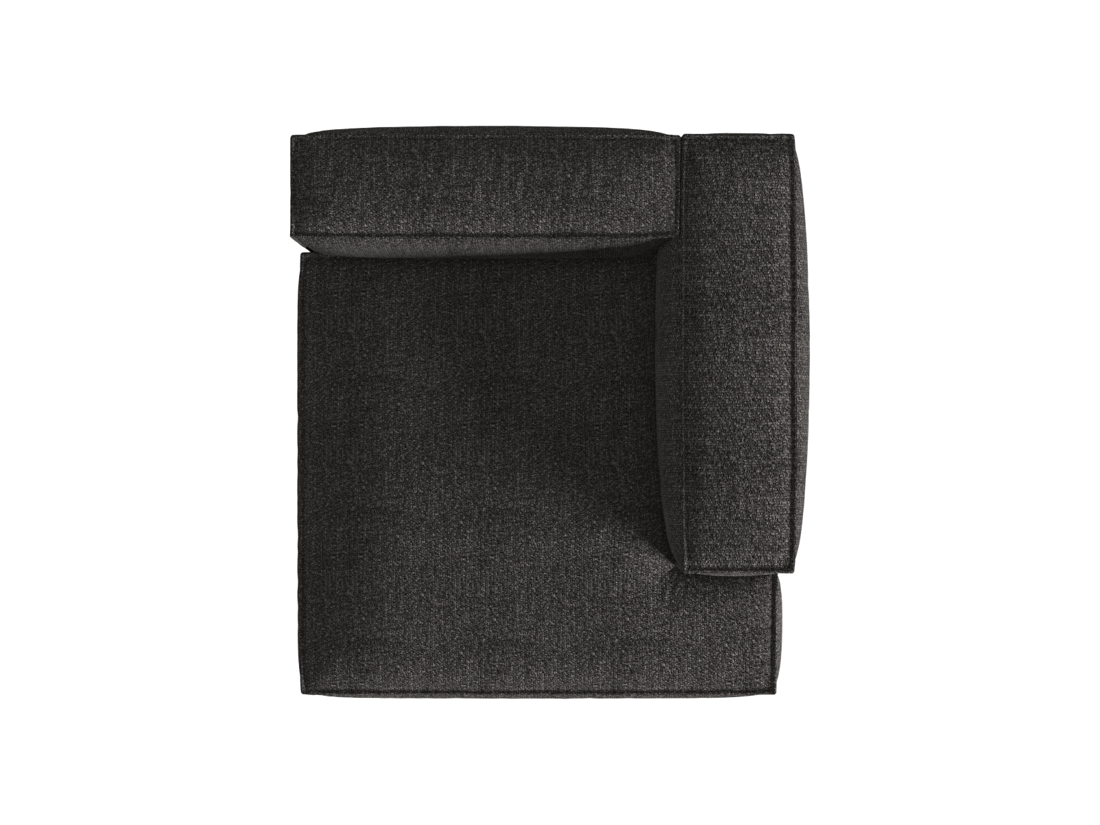 Boucle Chaise Longue Right, "Nuria", 1 Seat, 147x147x72