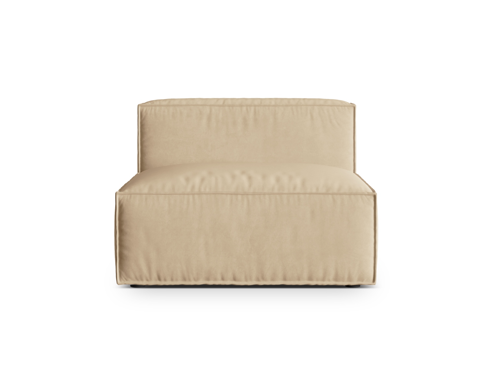 Velvet Modul Armless, "Nuria", 1 Seat, 100x110x72