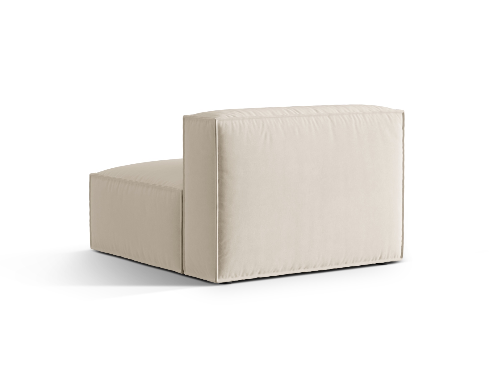 Velvet Modul Armless, "Nuria", 1 Seat, 100x110x72