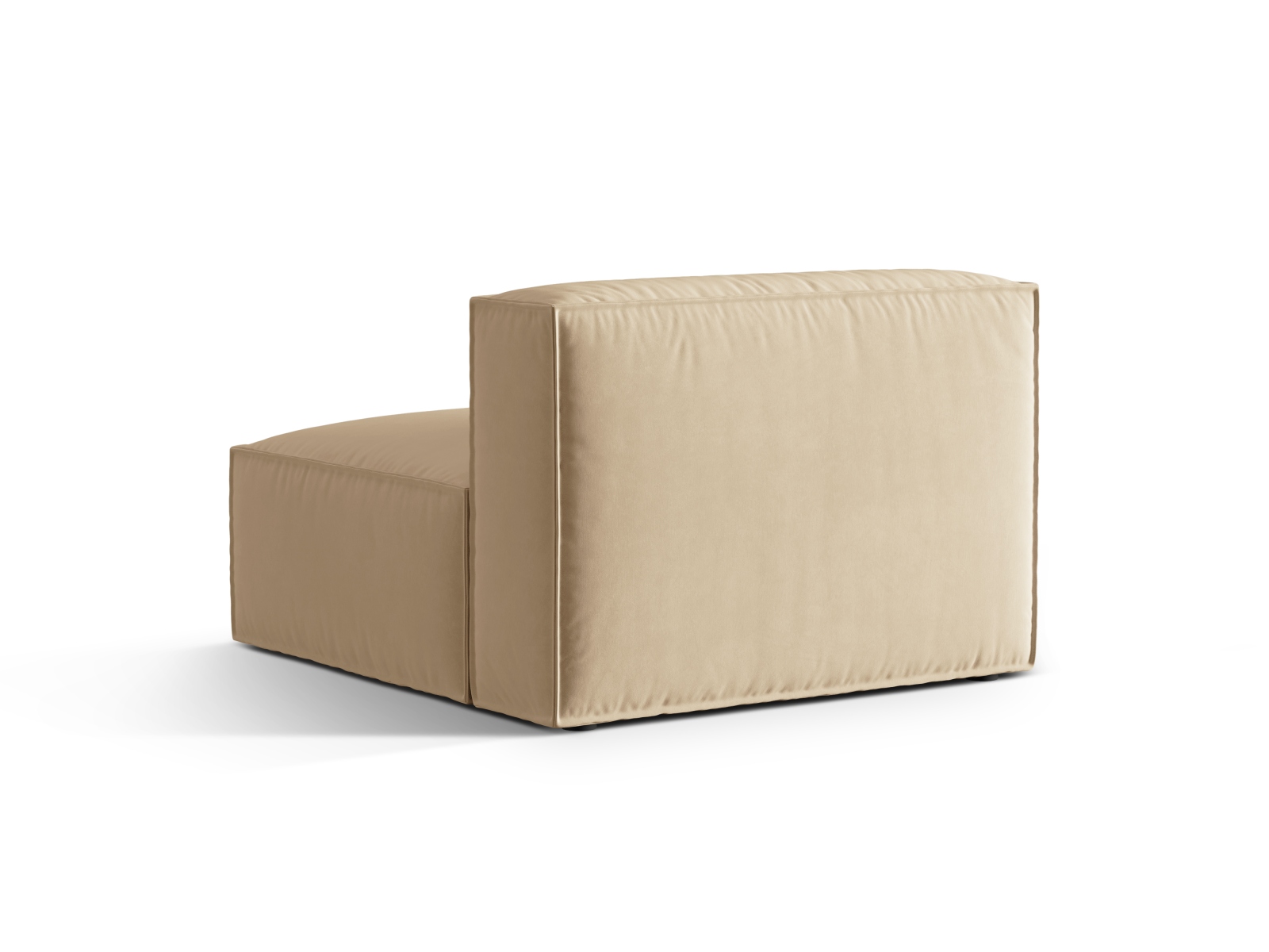 Velvet Modul Armless, "Nuria", 1 Seat, 100x110x72
