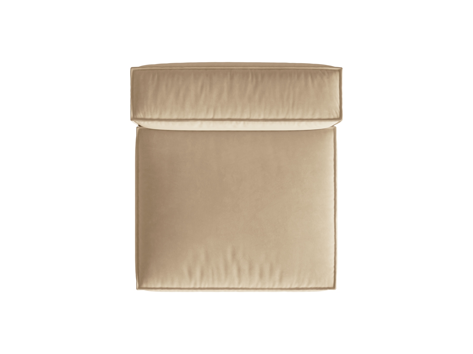 Velvet Modul Armless, "Nuria", 1 Seat, 100x110x72
