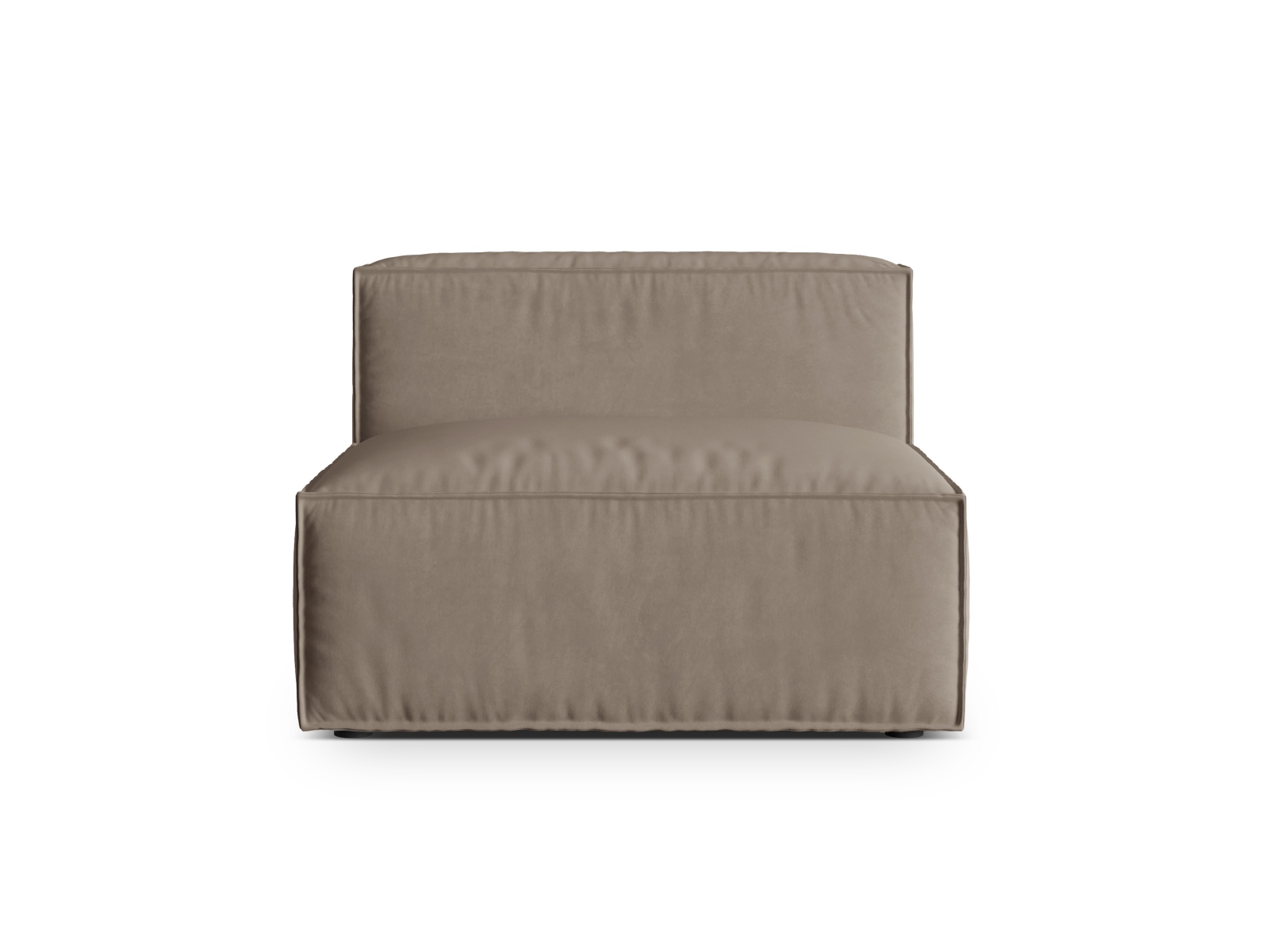 Velvet Modul Armless, "Nuria", 1 Seat, 100x110x72