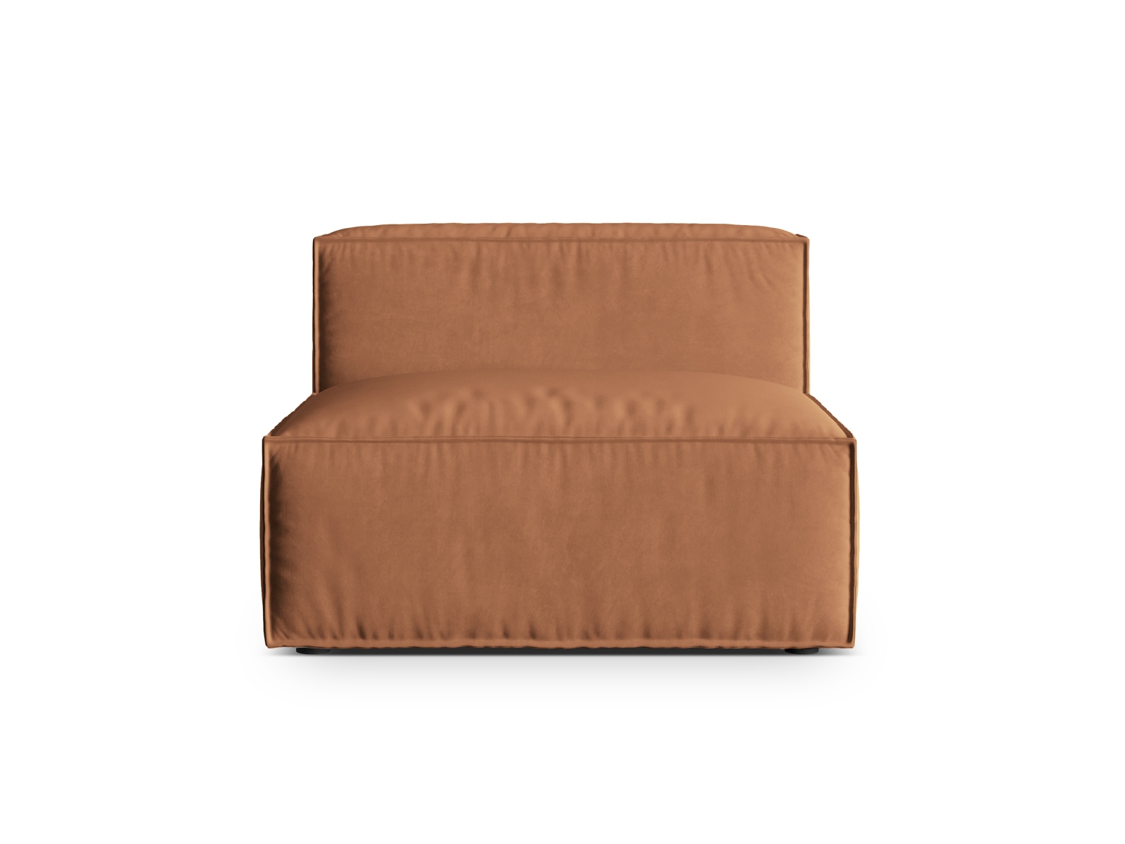 Velvet Modul Armless, "Nuria", 1 Seat, 100x110x72