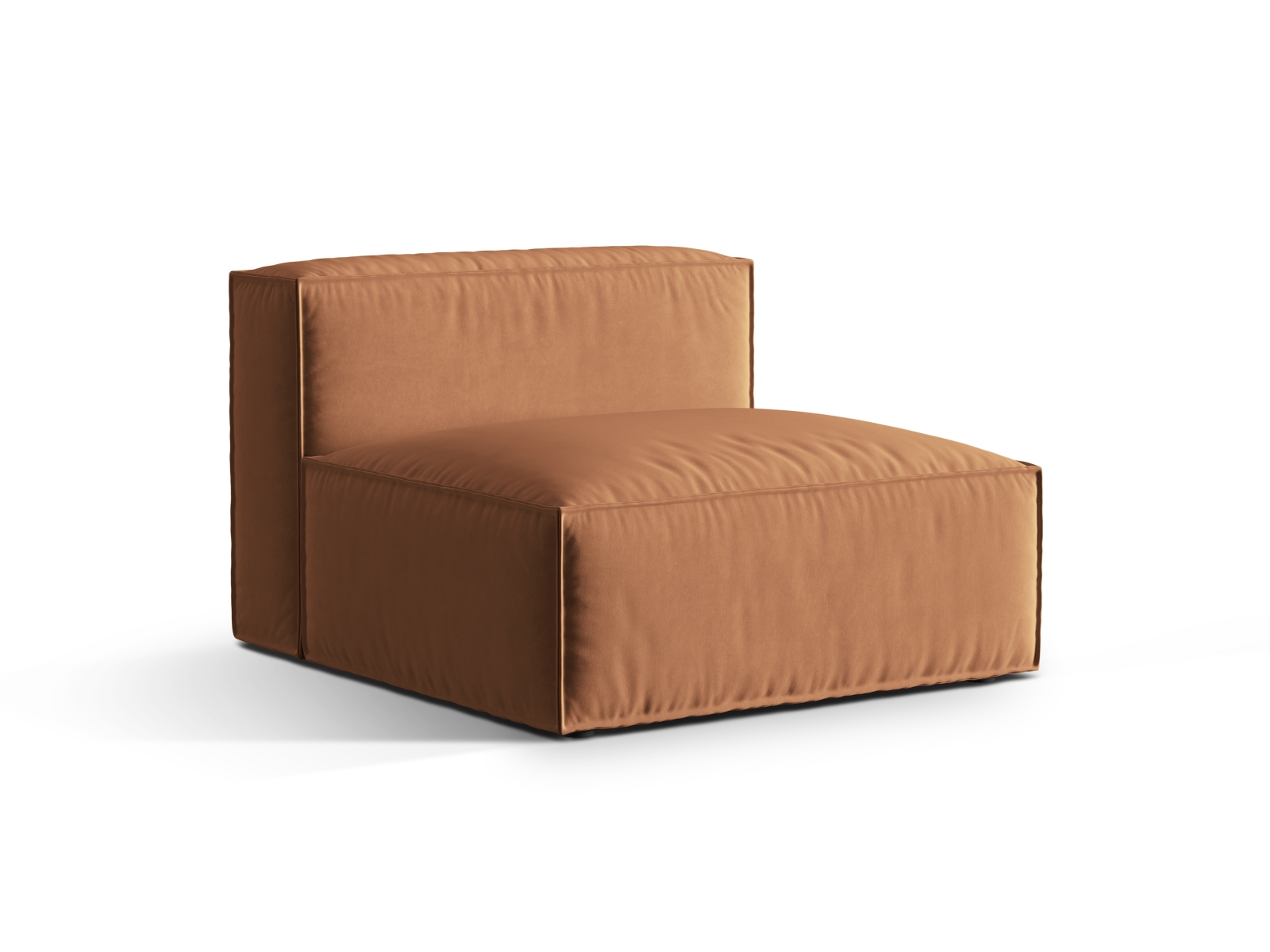 Velvet Modul Armless, "Nuria", 1 Seat, 100x110x72